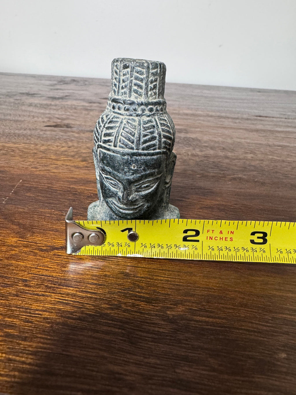 Small Vintage Buddha Stone Carving