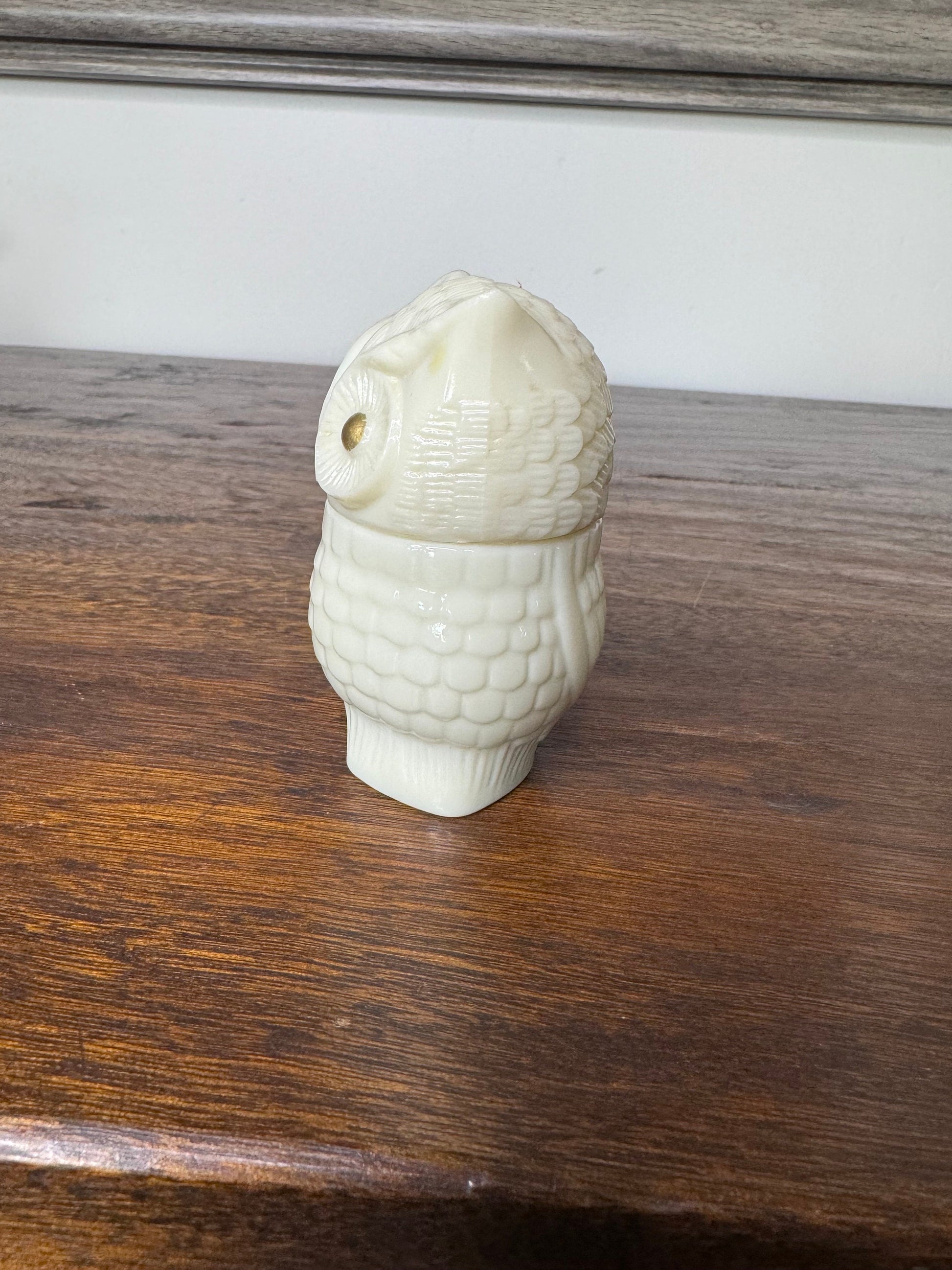 Avon Milk Glass Owl