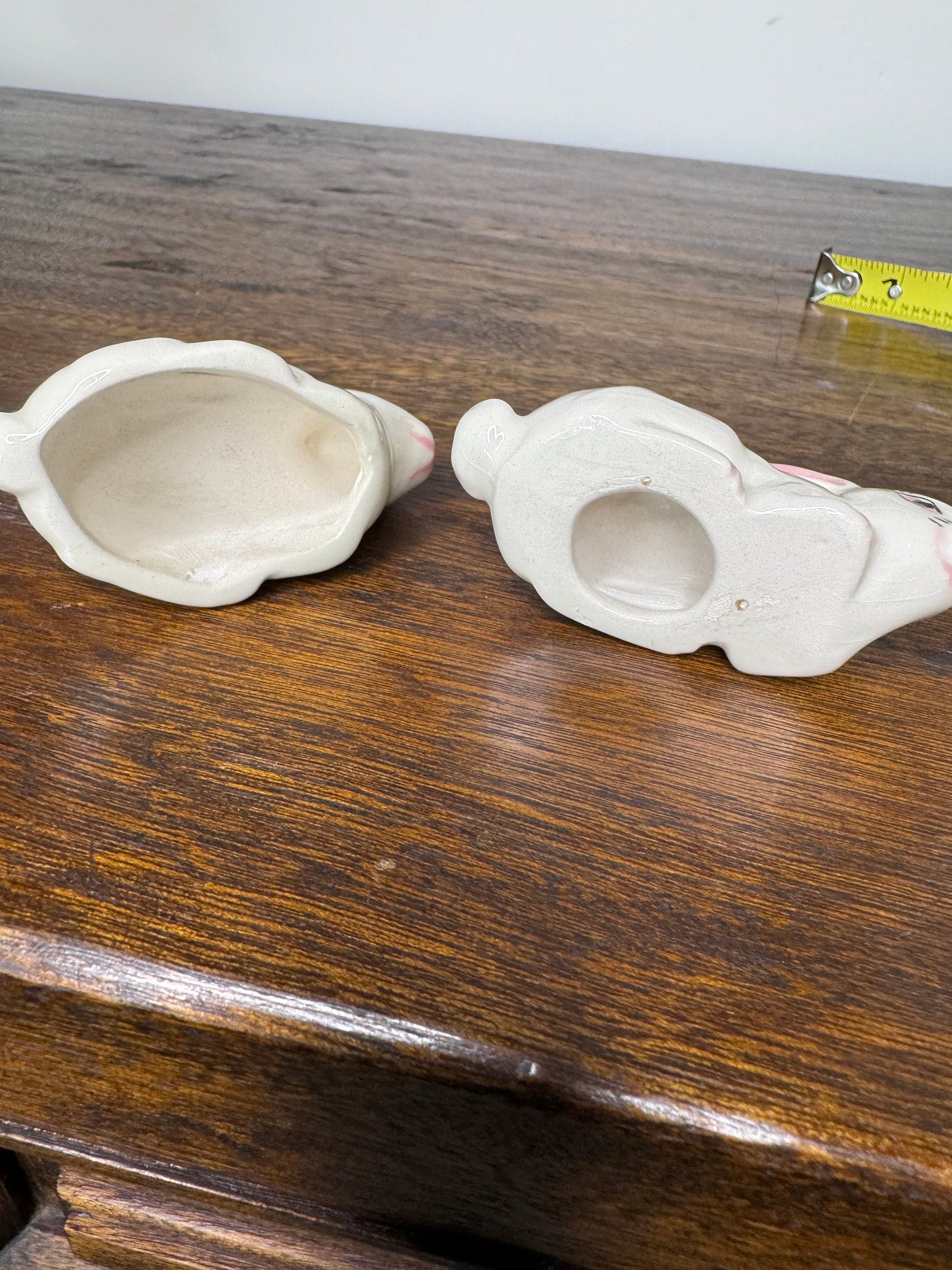 Set of 2 MCM Mini Bunnies