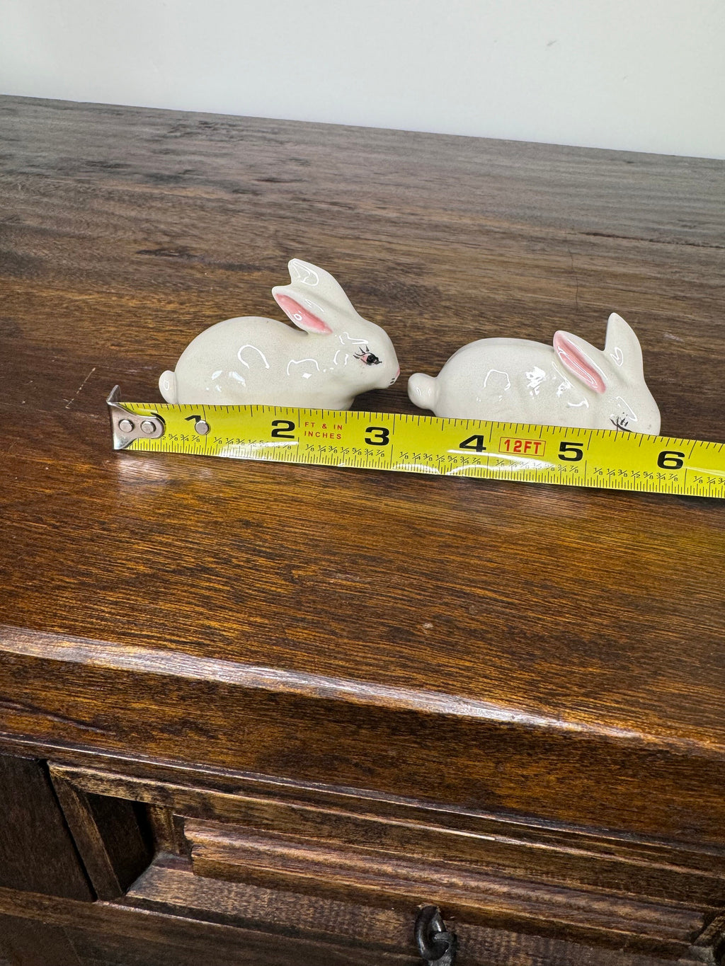 Set of 2 MCM Mini Bunnies