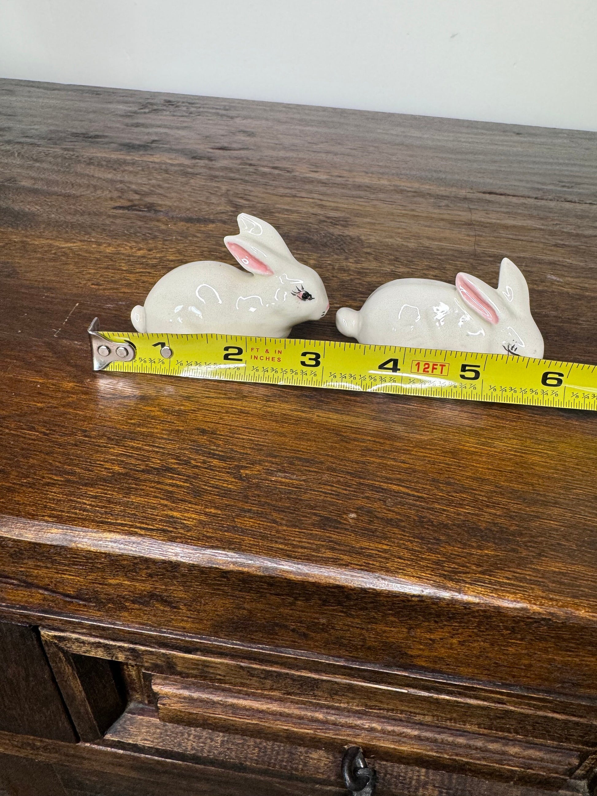 Set of 2 MCM Mini Bunnies