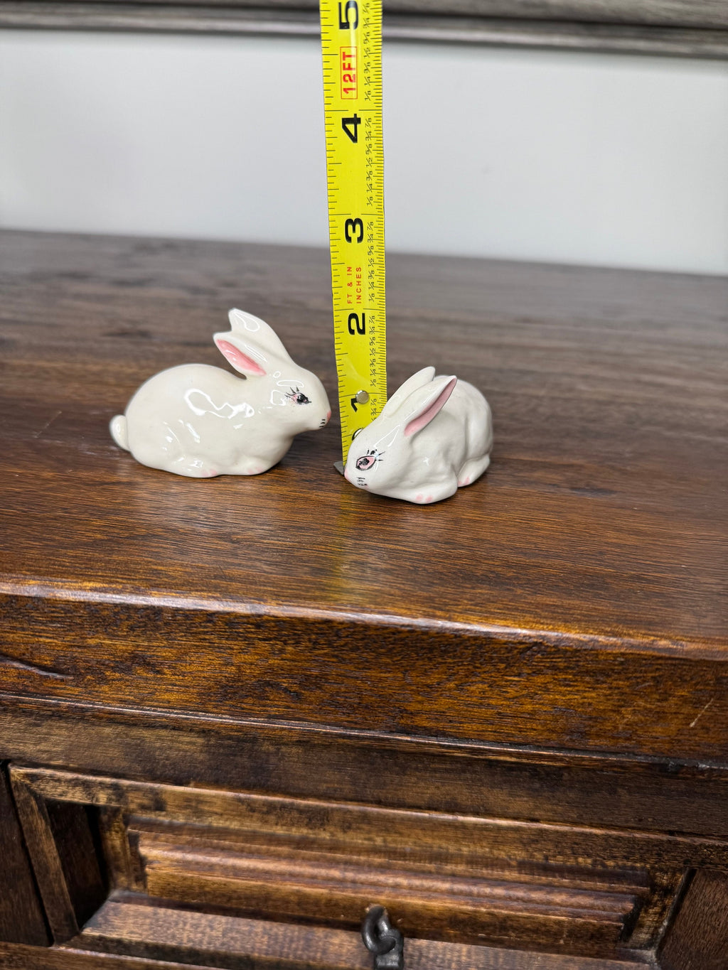 Set of 2 MCM Mini Bunnies