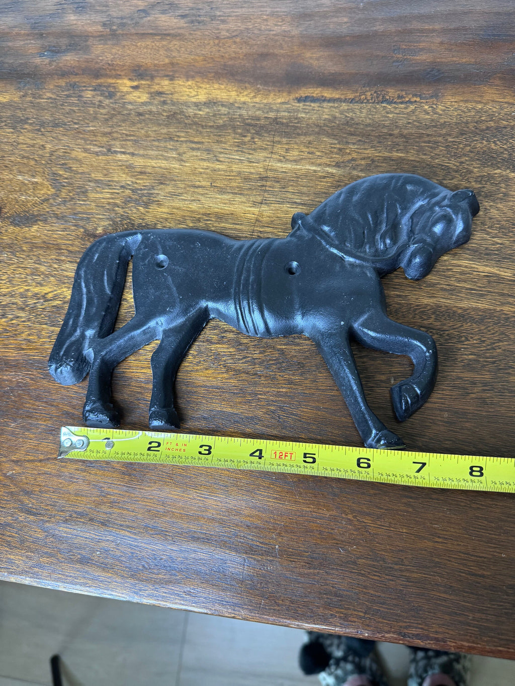 Vintage Metal Horse Wall Hanging