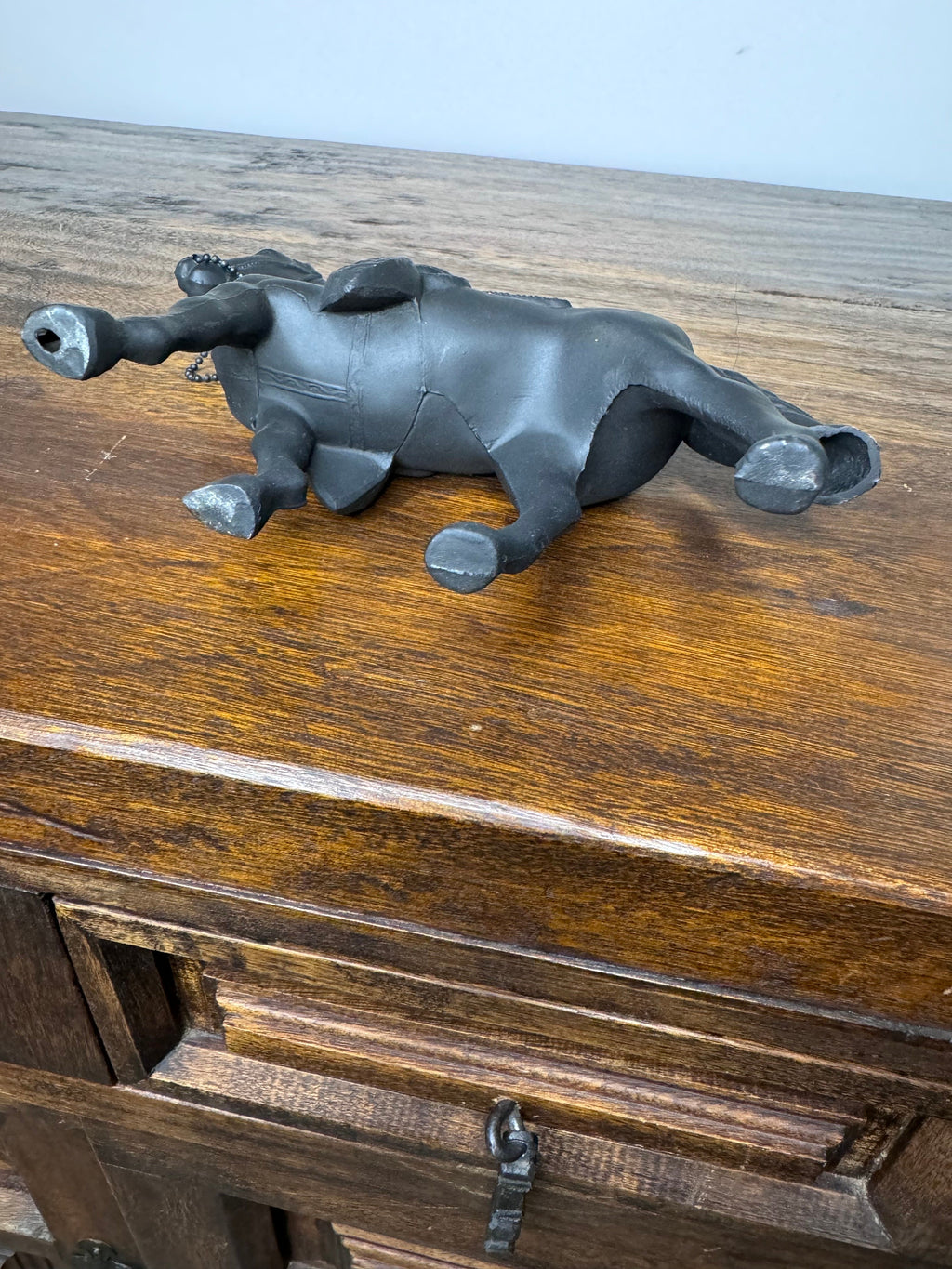 Vintage Metal Horse Statue