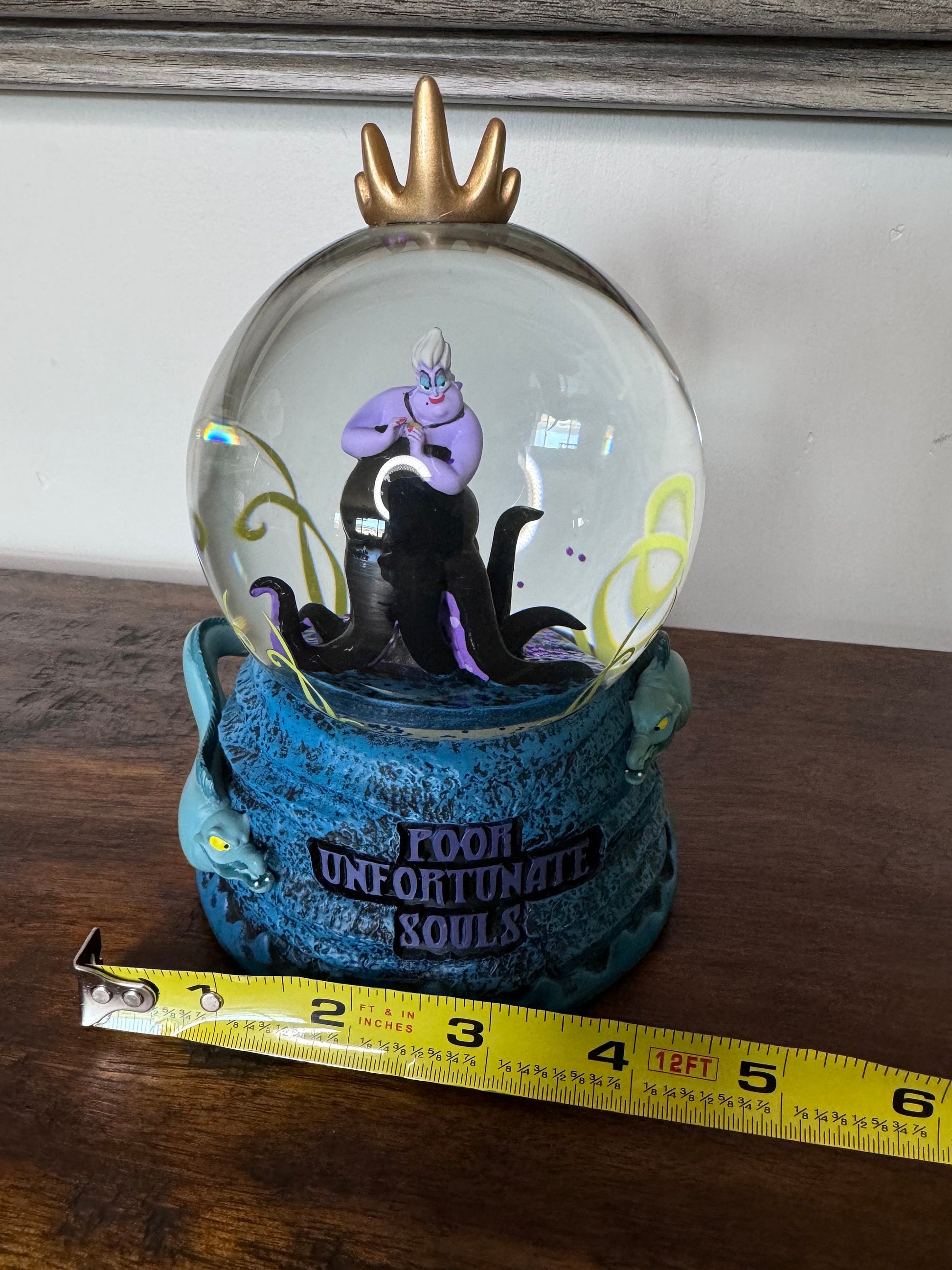Disney Villians”Poor Unfortunate Souls” Water Globe