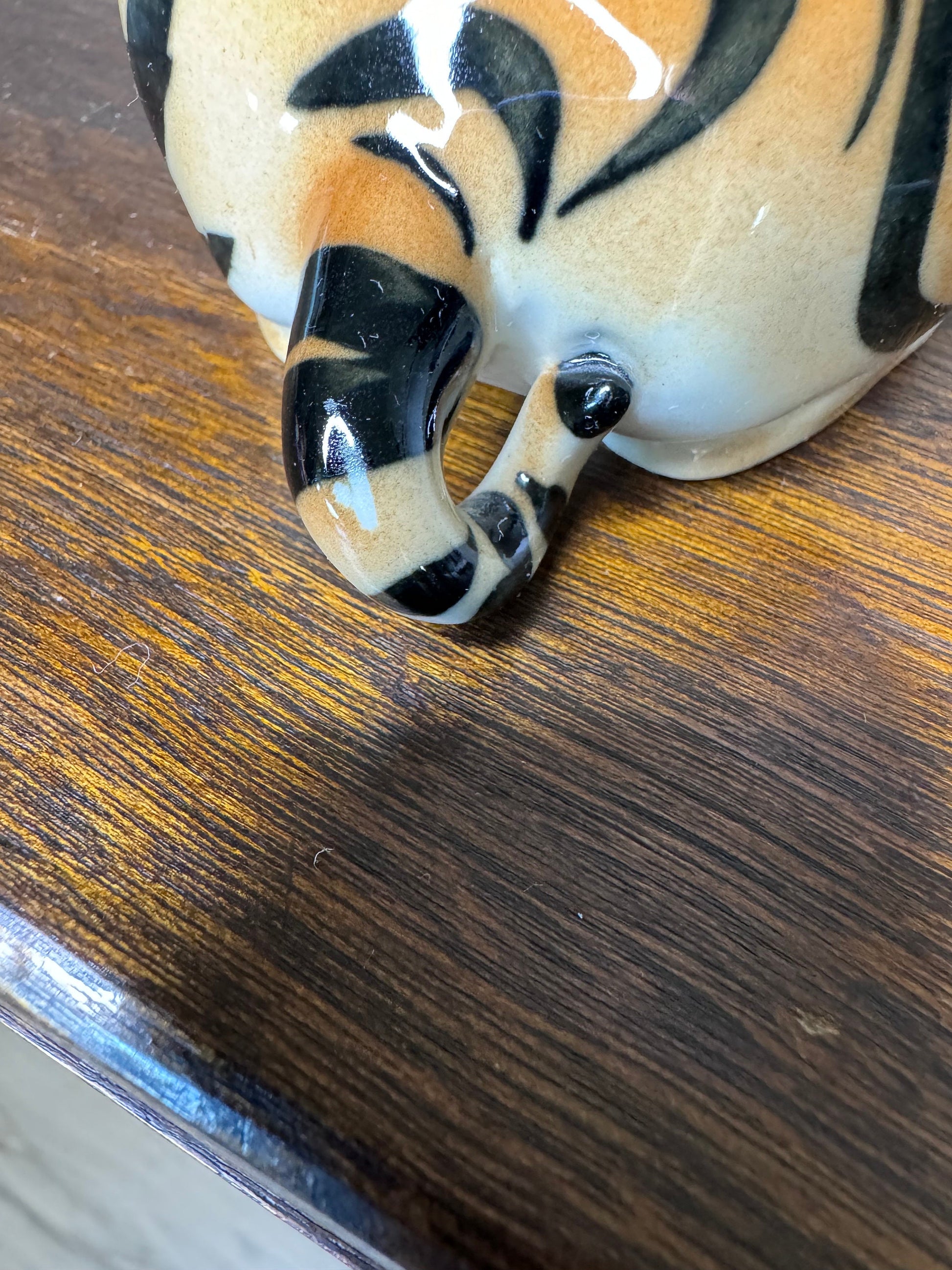 Vintage Russian Lomonosov Porcelain Tiger Cub