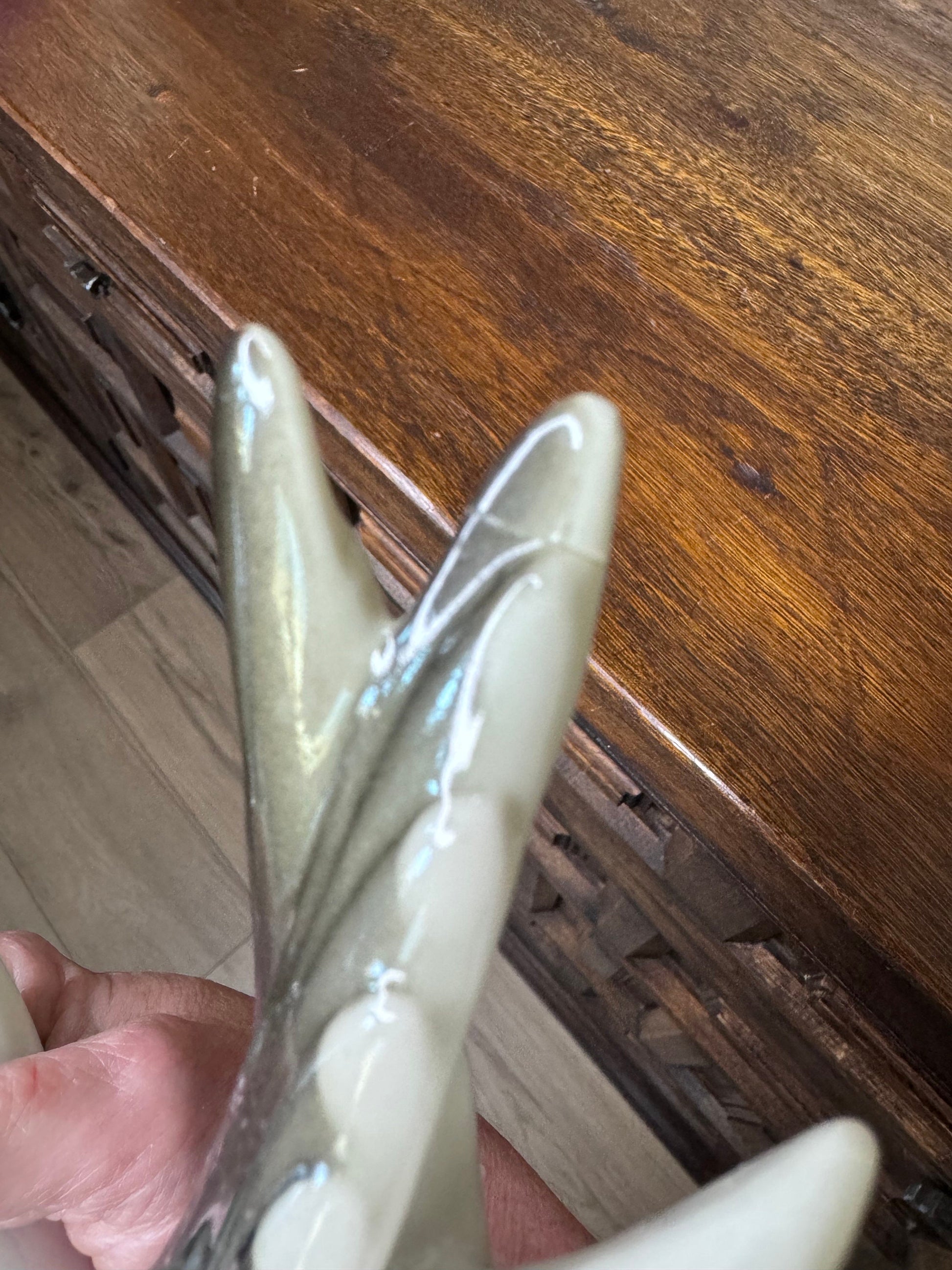 Rare Russian Lomonosov Porcelain Shore Bird *Repaired*