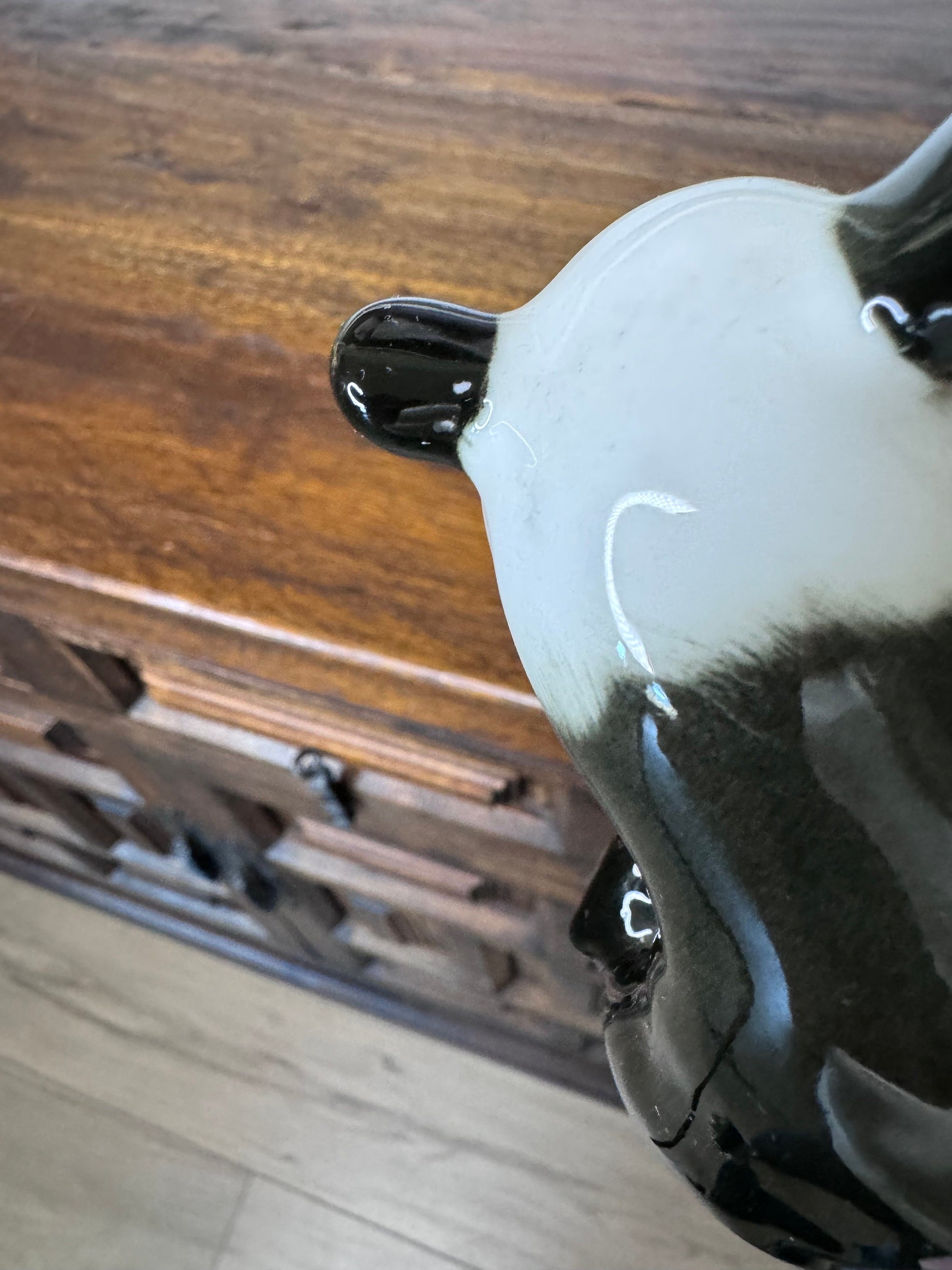 Vintage Russian Lomonosov Panda Bear