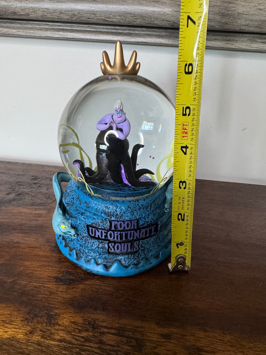 Disney Villians”Poor Unfortunate Souls” Water Globe