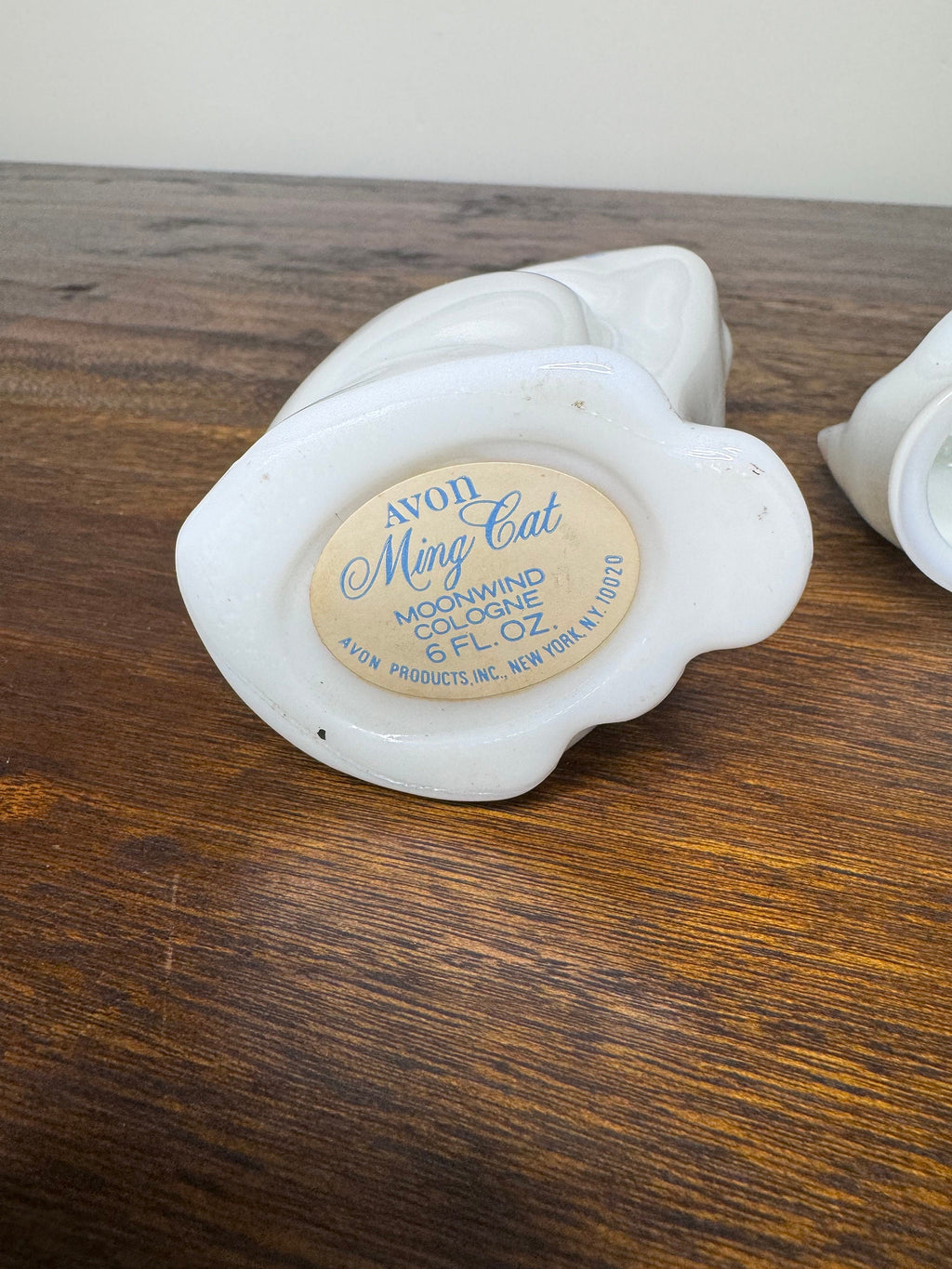 Vintage 1970’s Avon Milk Glass Fragrance Bottle