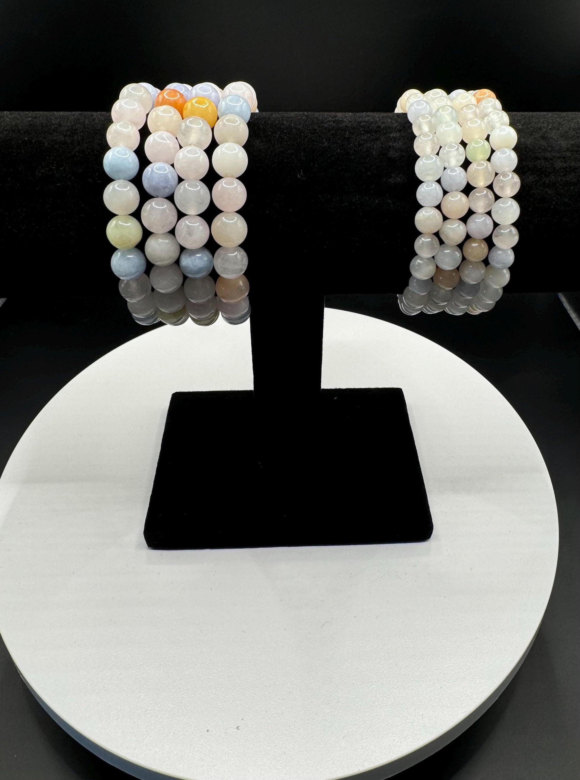Spodumene Beaded Bracelets