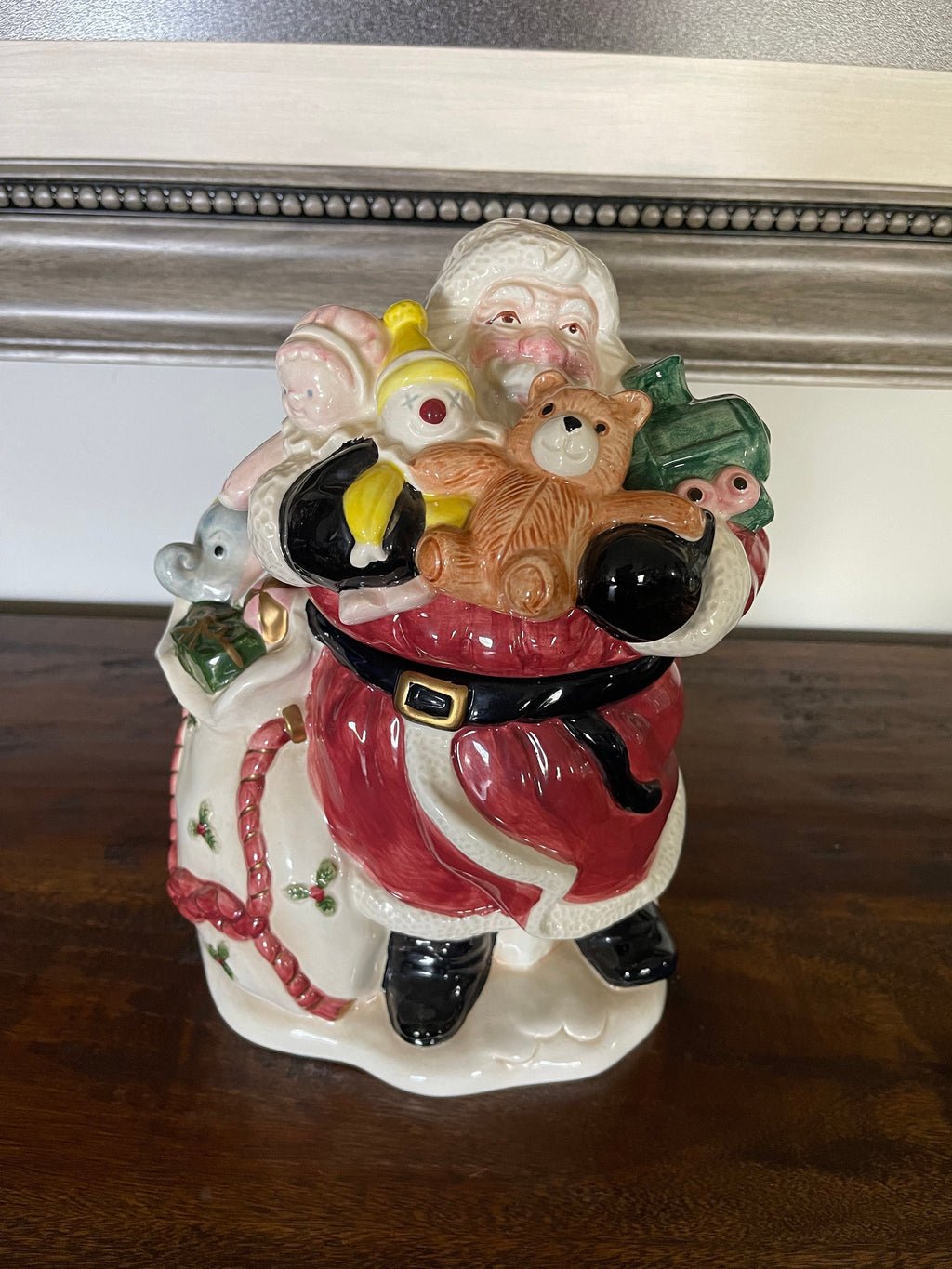 Vintage Fitz and Floyd Santa Cookie Jar
