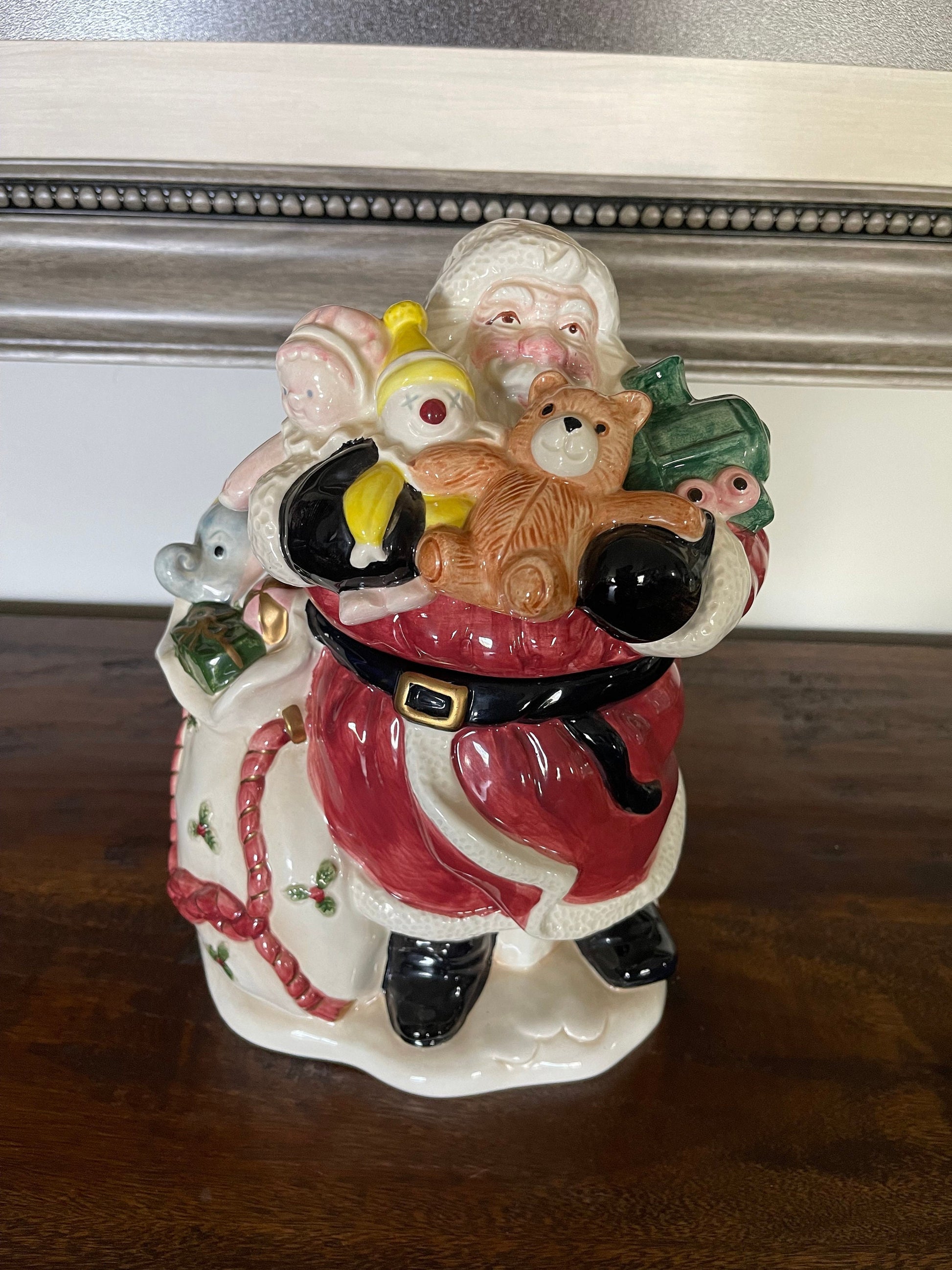 Vintage Fitz and Floyd Santa Cookie Jar