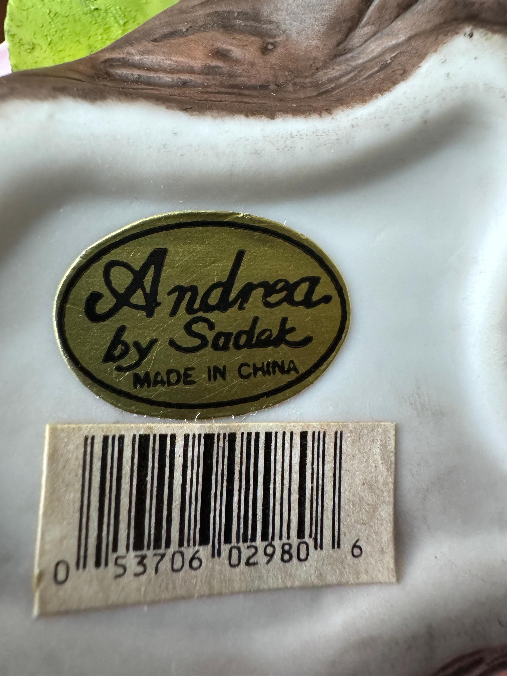 Vintage Andrea by Sadek Porcelain Rose