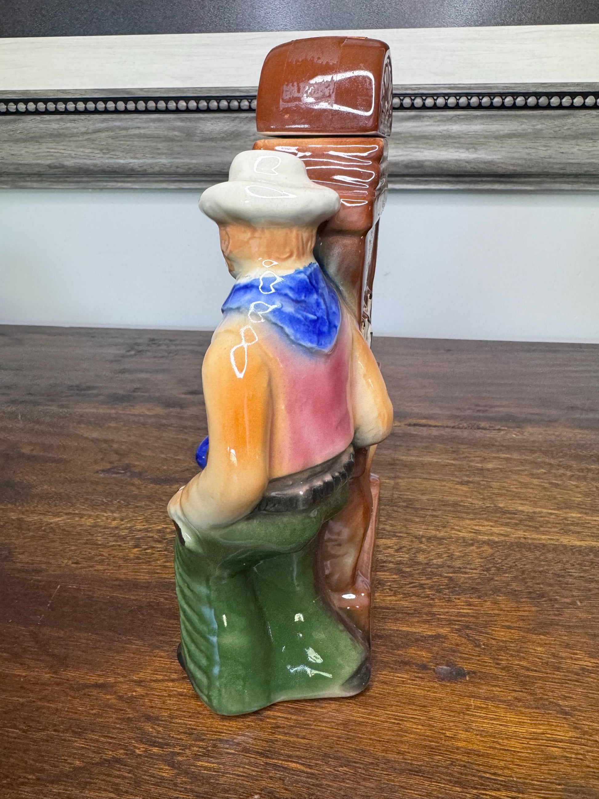 1970 Ezra Brooks Frontier Days Empty Decanter