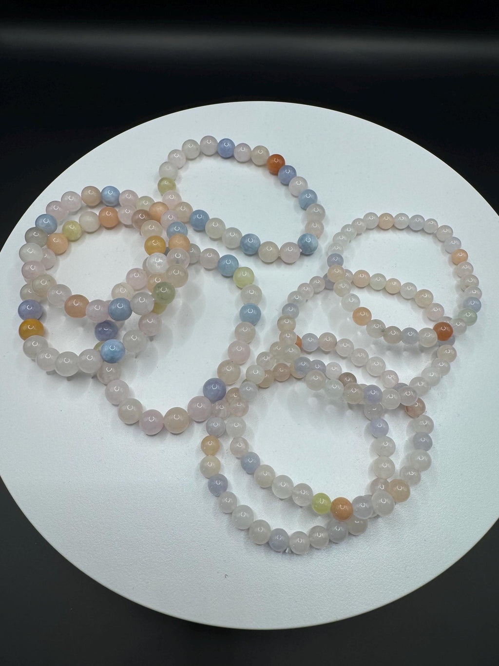 Spodumene Beaded Bracelets