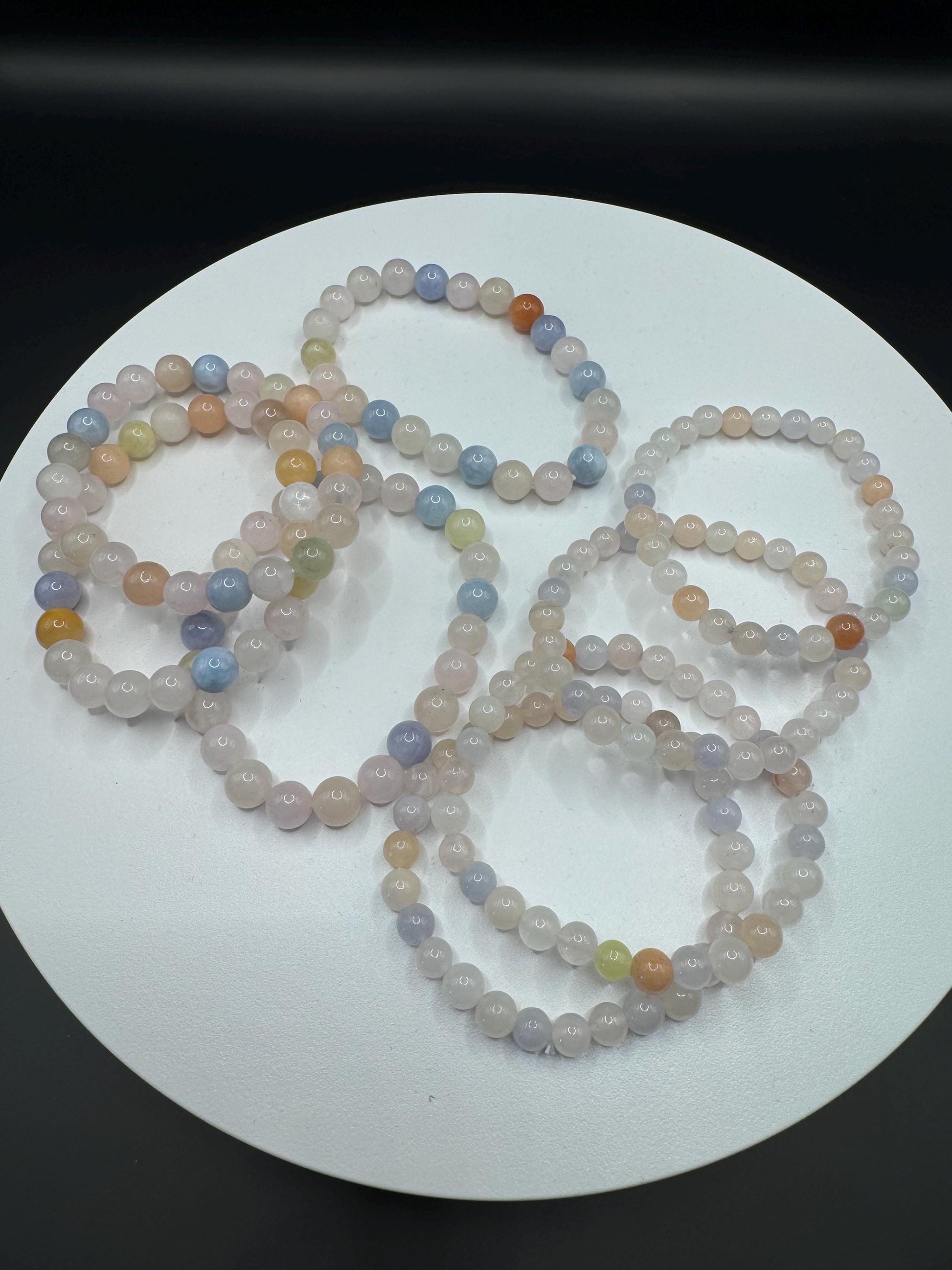 Spodumene Beaded Bracelets