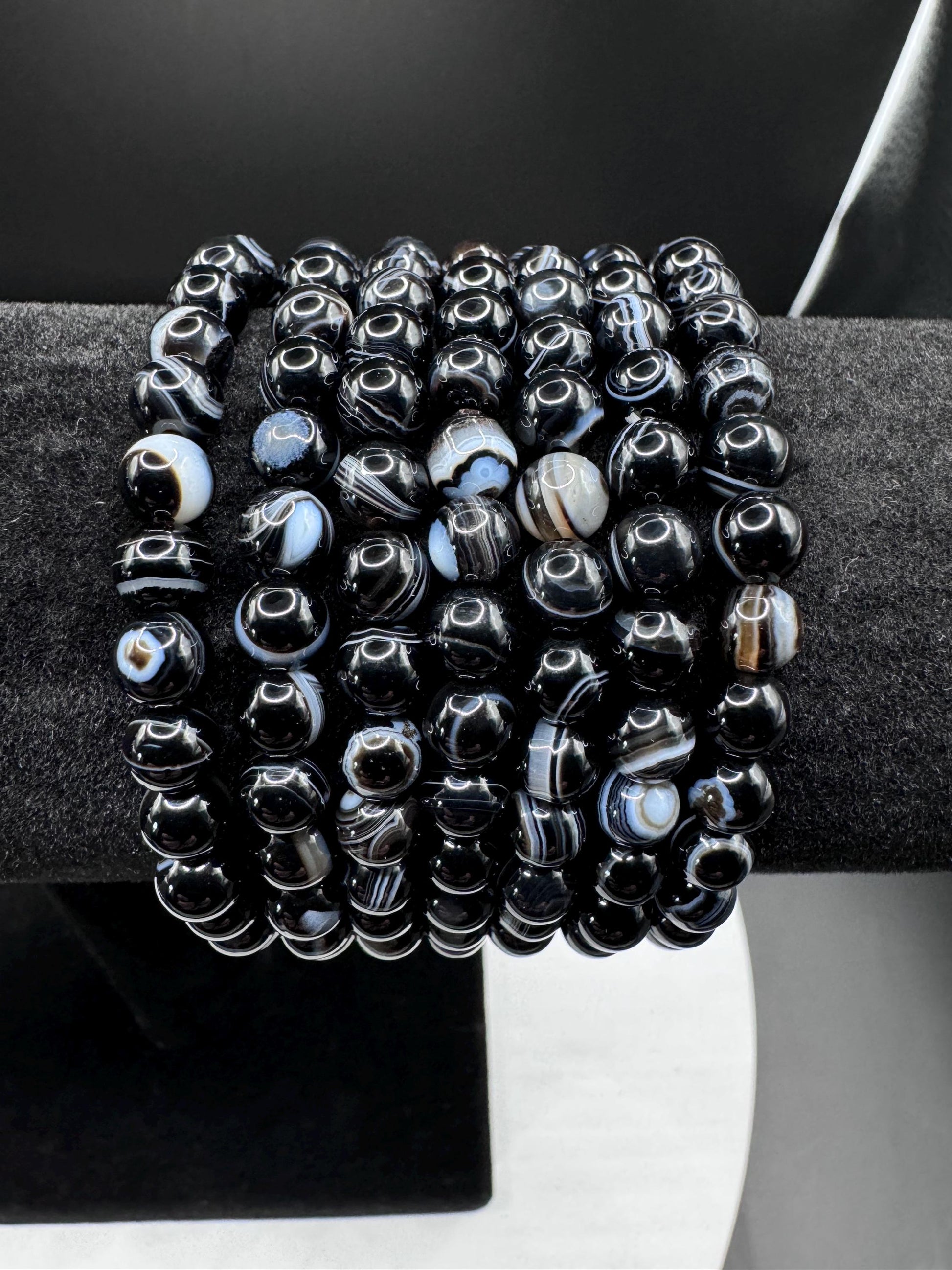 Amazing Phantom Agate Bracelets