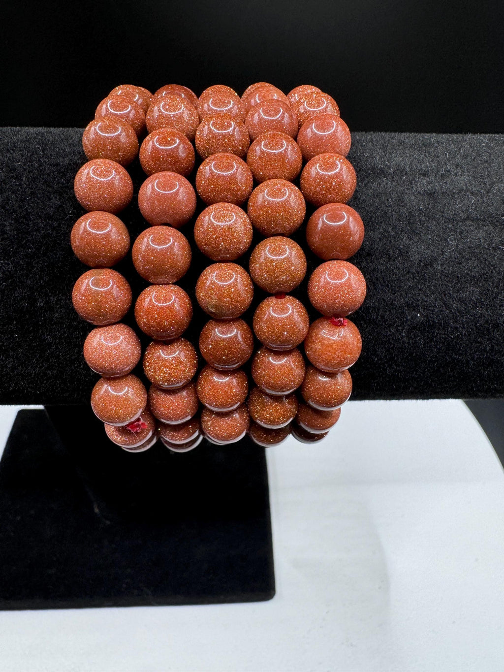 Red Goldstone Stretch Bracelets