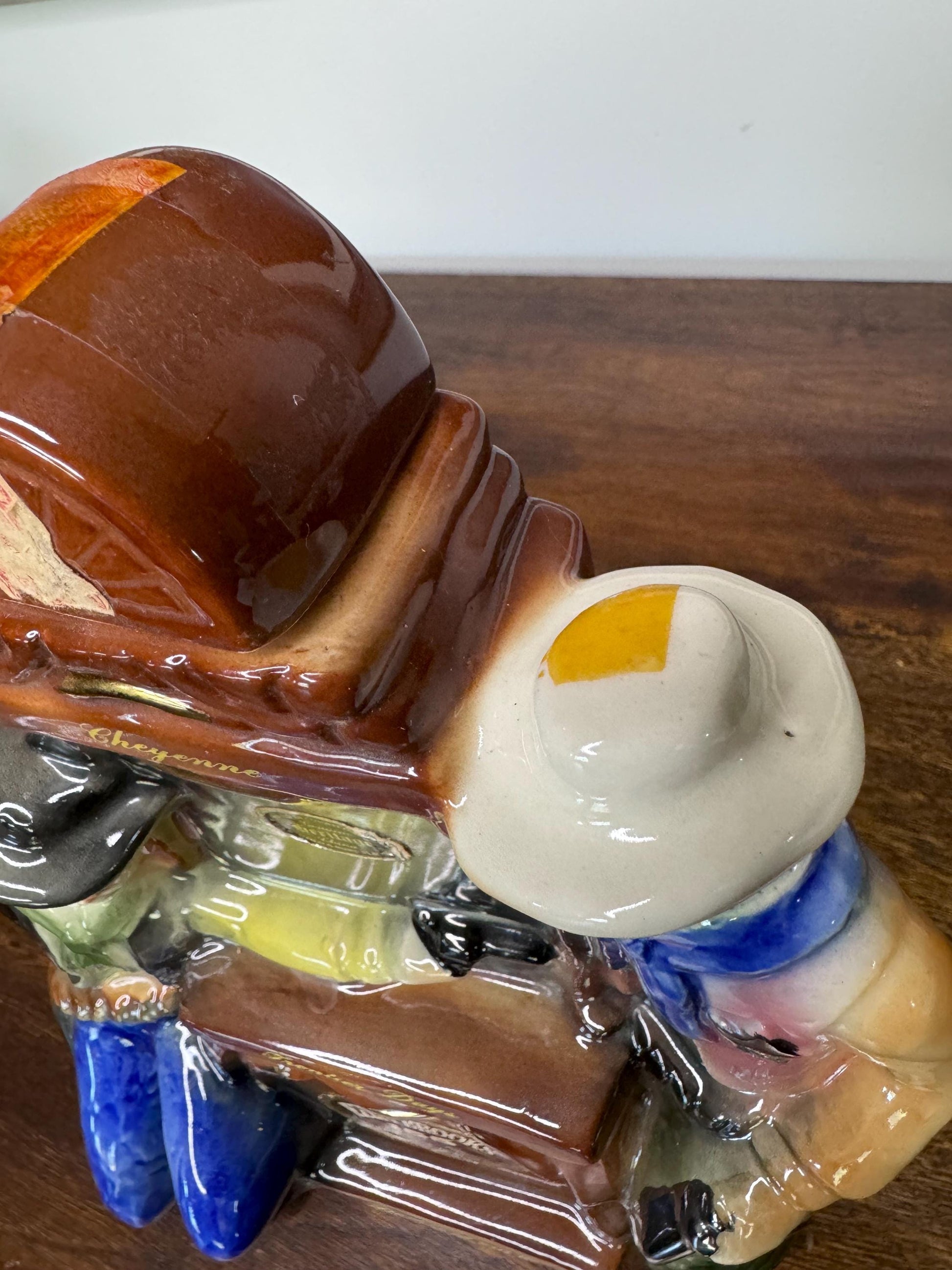 1970 Ezra Brooks Frontier Days Empty Decanter