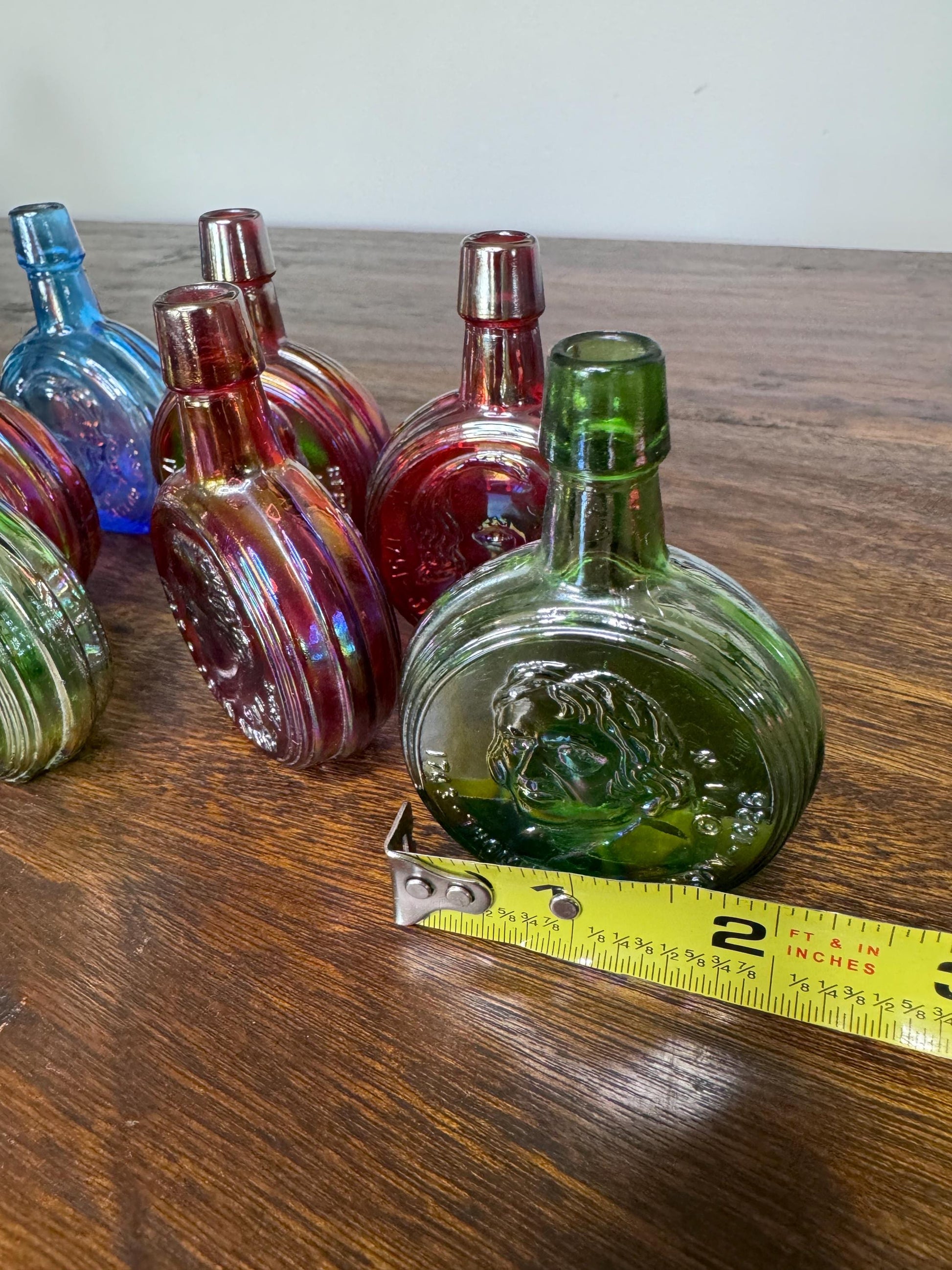 Vintage Mini Wheaton Glass Presidential Commemorative Bottles- Choice or Set