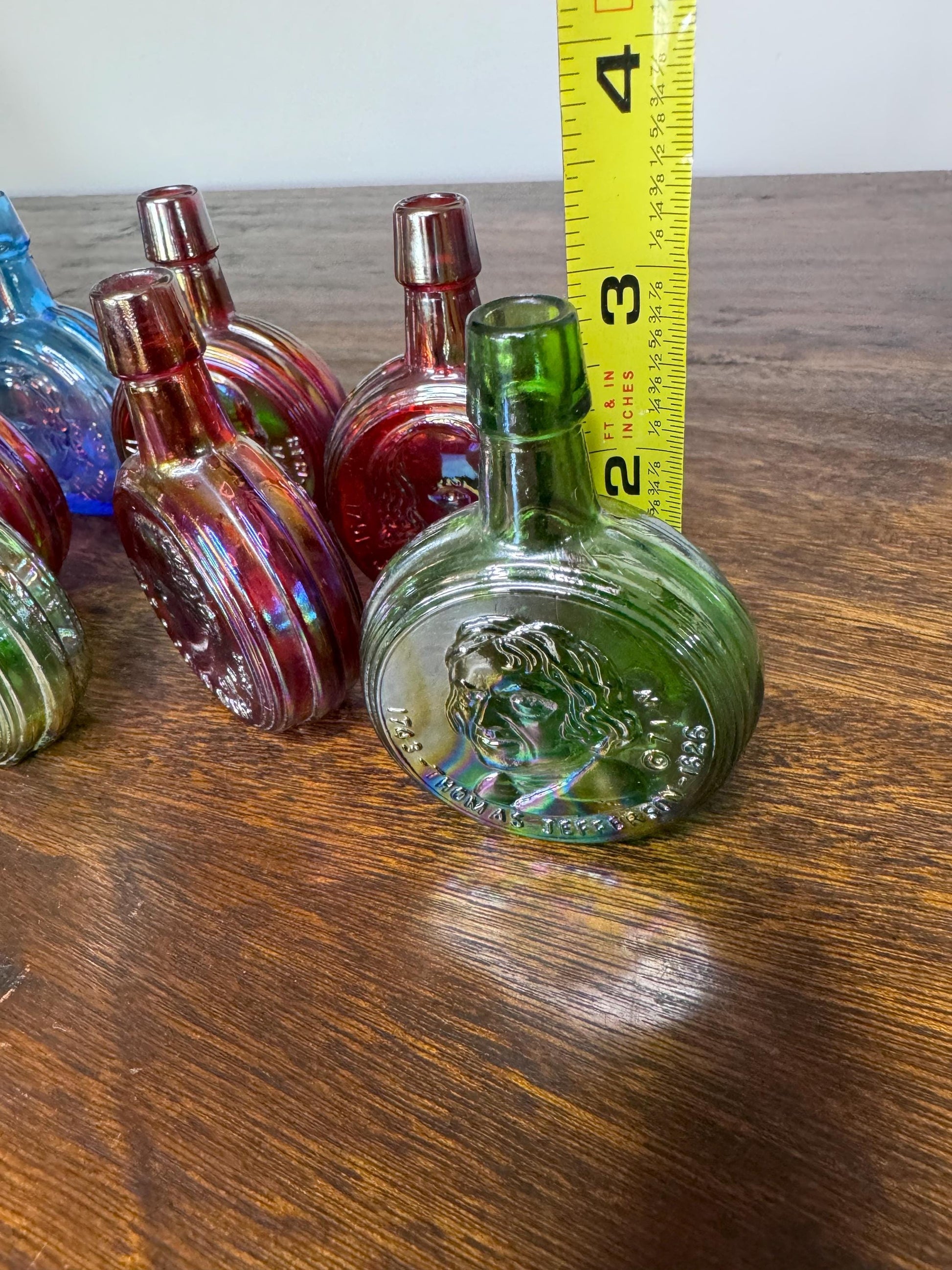 Vintage Mini Wheaton Glass Presidential Commemorative Bottles- Choice or Set