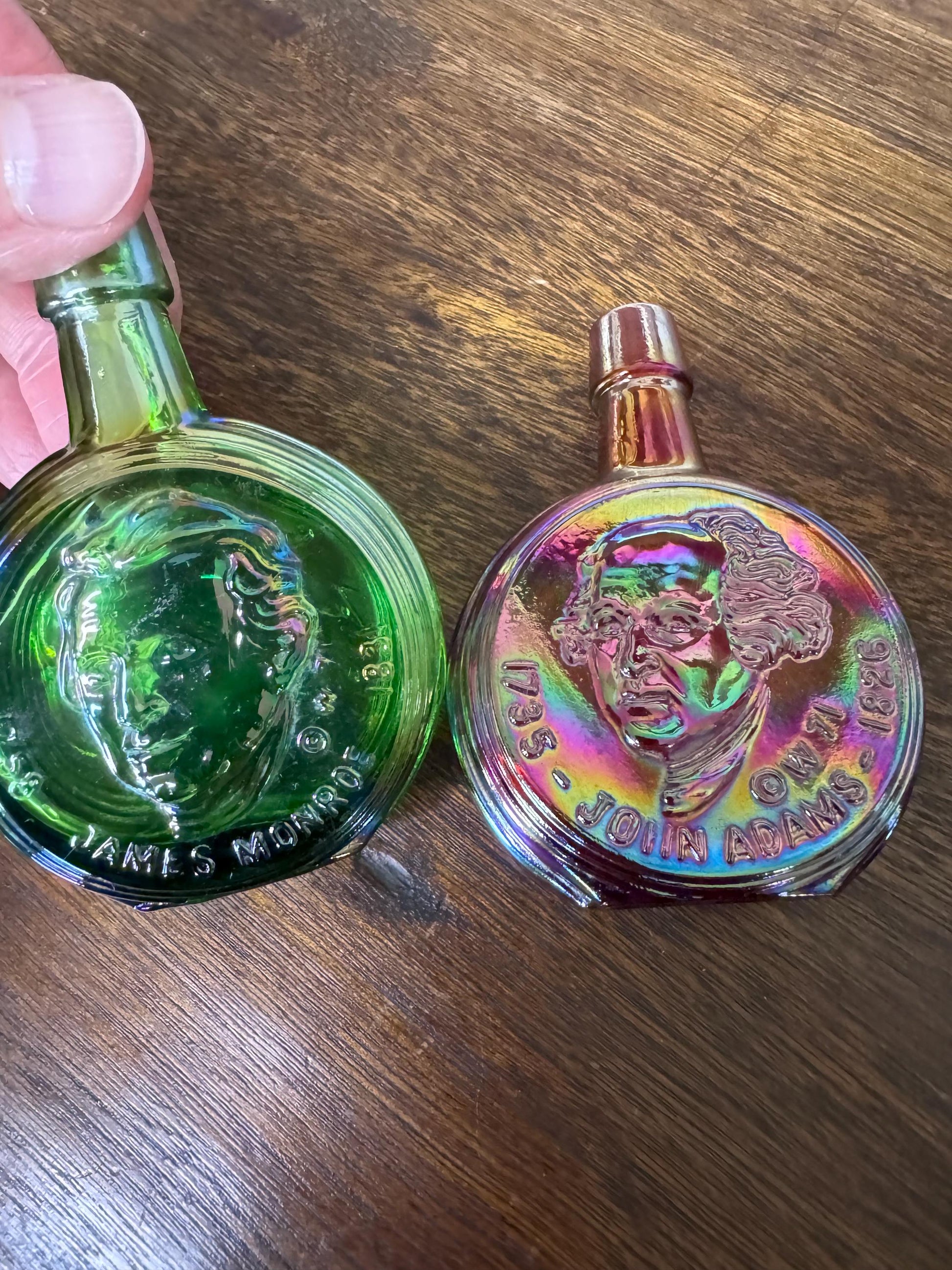 Vintage Mini Wheaton Glass Presidential Commemorative Bottles- Choice or Set