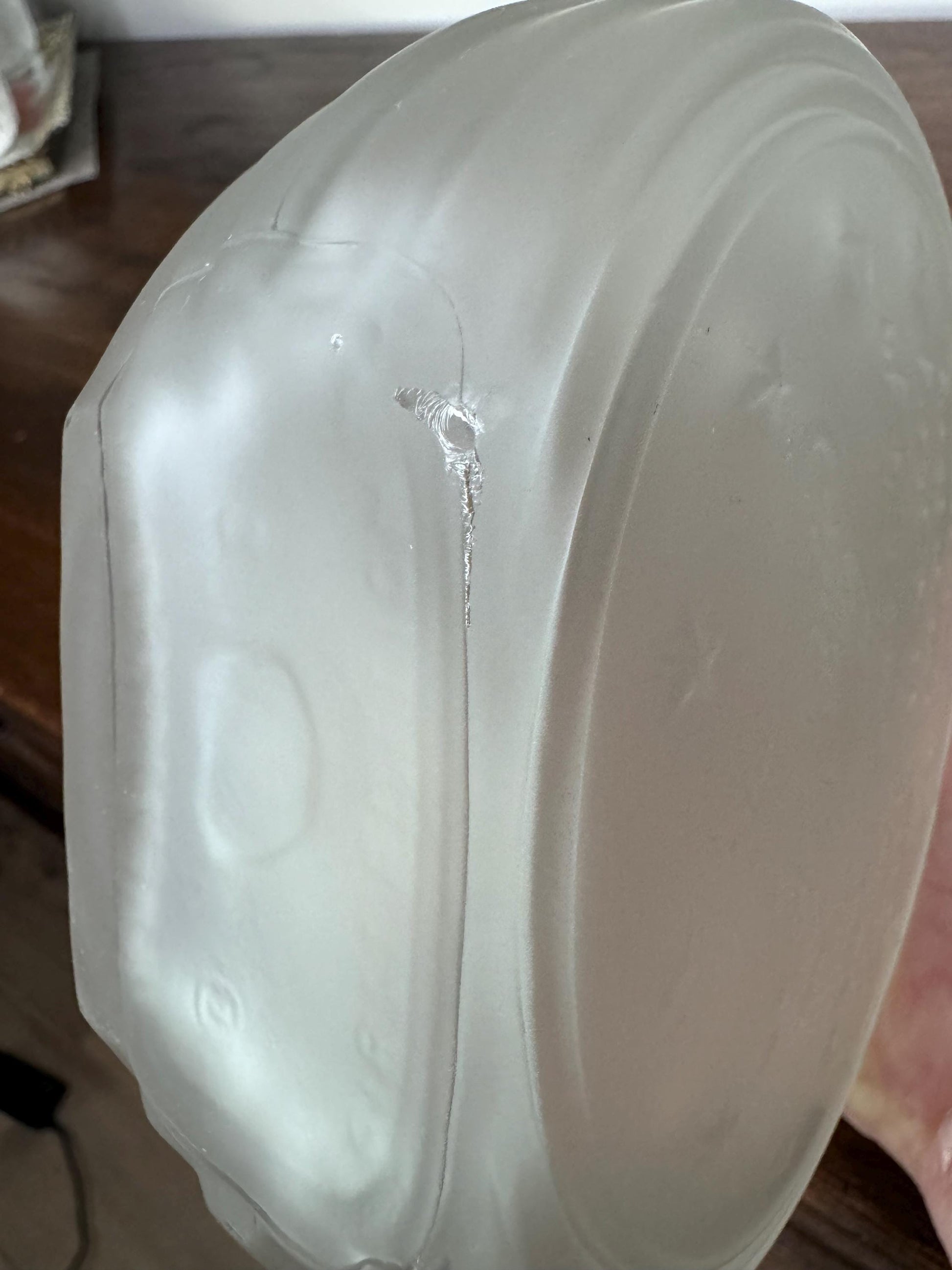 Vintage Frosted Wheaton Glass George Washington Commemorative Bottle- READ FULL DESCRIPTION