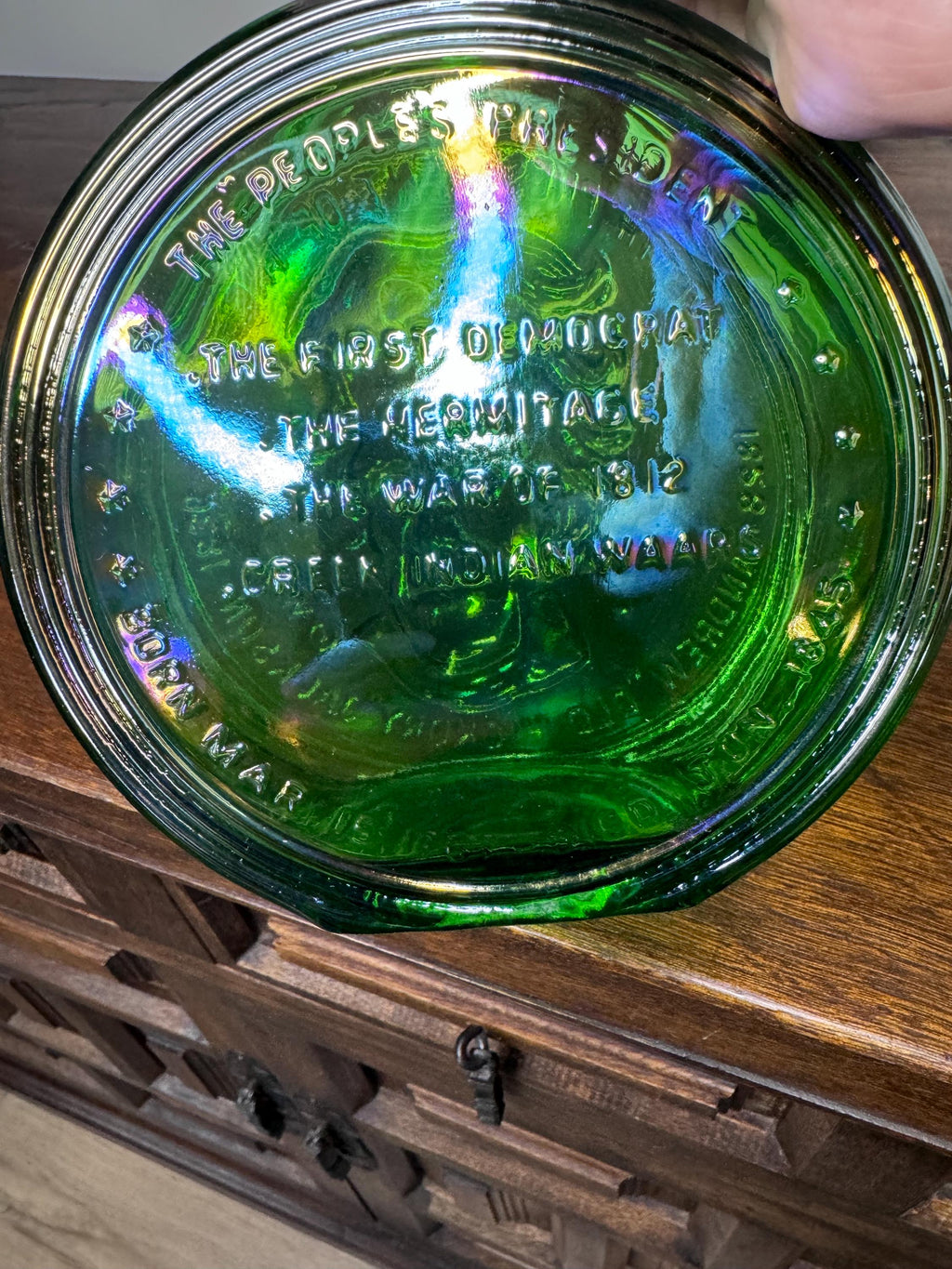 Vintage Wheaton Glass US President Series Andrew Jackson 1 ST Edition Decanter with Original Box