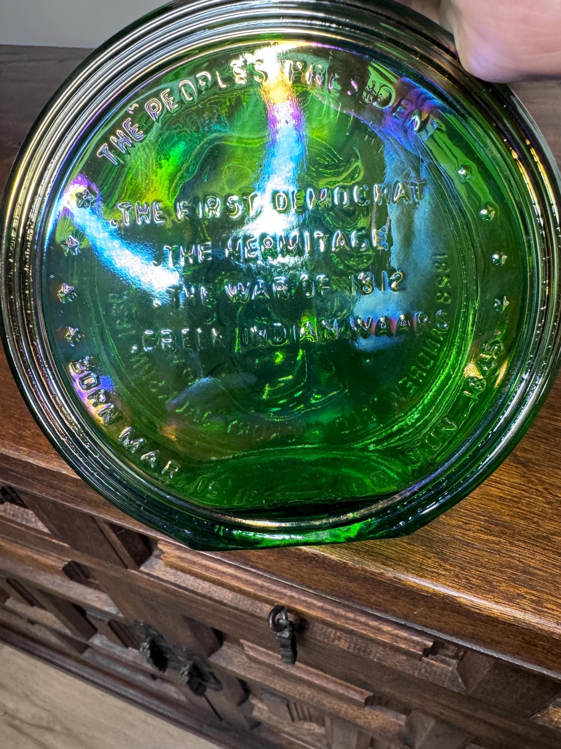 Vintage Wheaton Glass US President Series Andrew Jackson 1 ST Edition Decanter with Original Box
