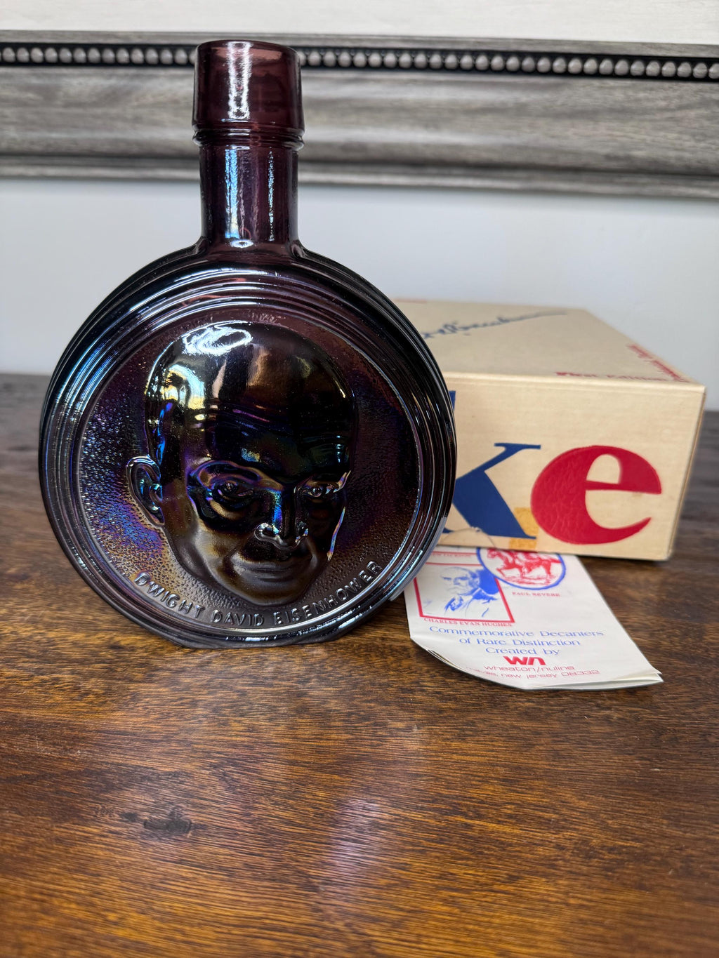 Wheaton Glass First Edition Dwight “Ike” Eisenhower Commemorative Decanter