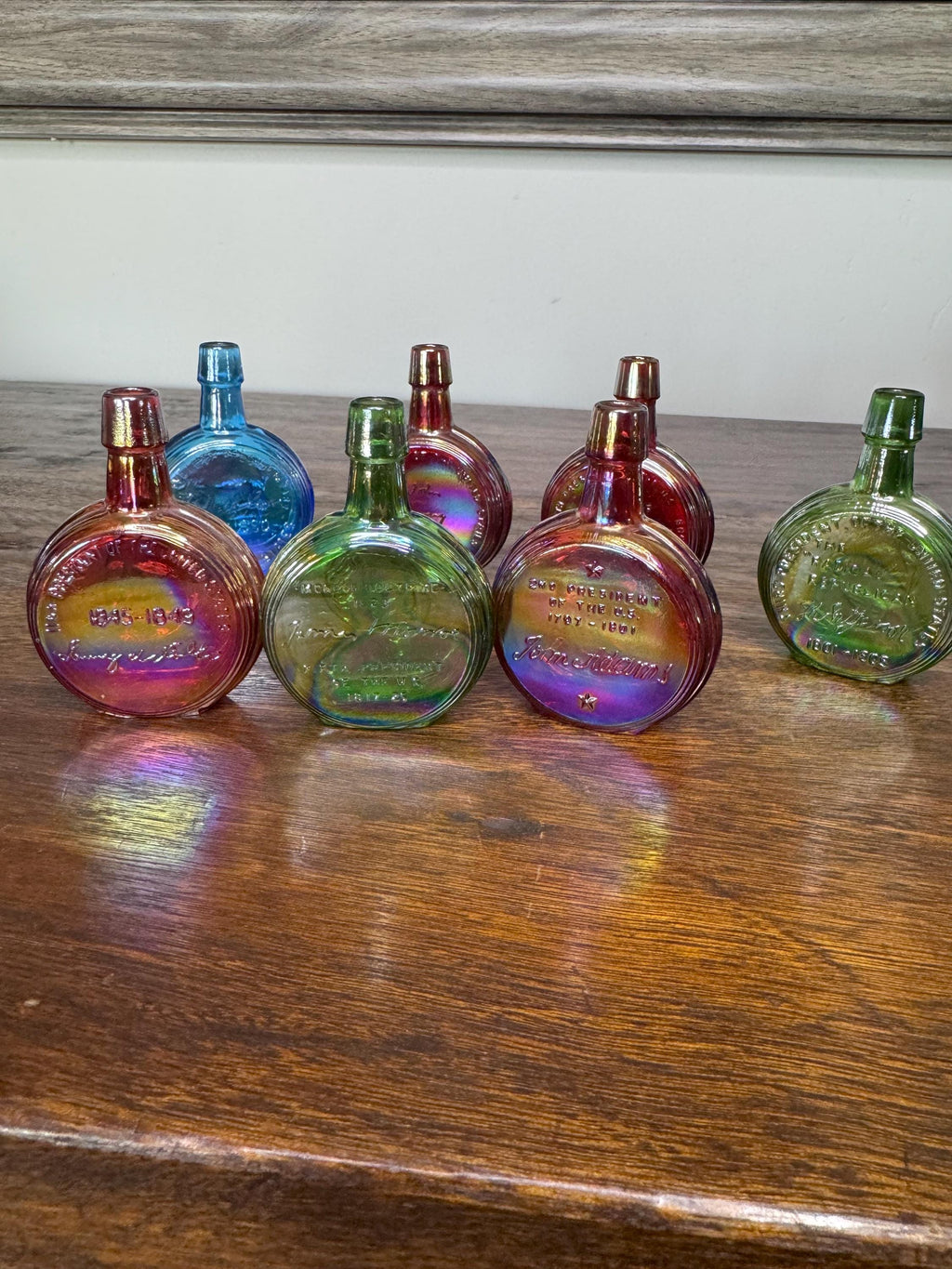 Vintage Mini Wheaton Glass Presidential Commemorative Bottles- Choice or Set