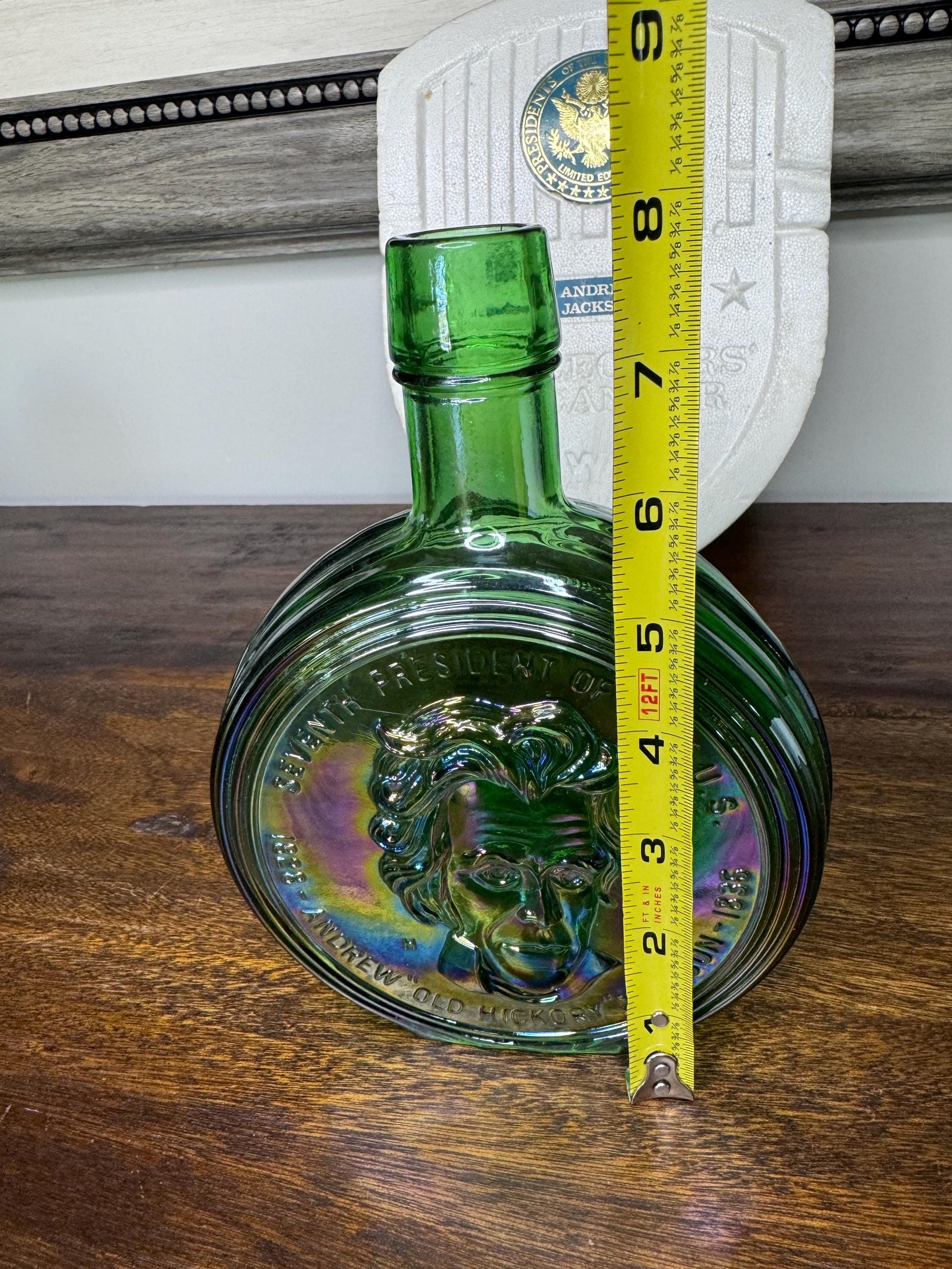 Vintage Wheaton Glass US Presidents Series Andrew Jackson First Edition with Original Box