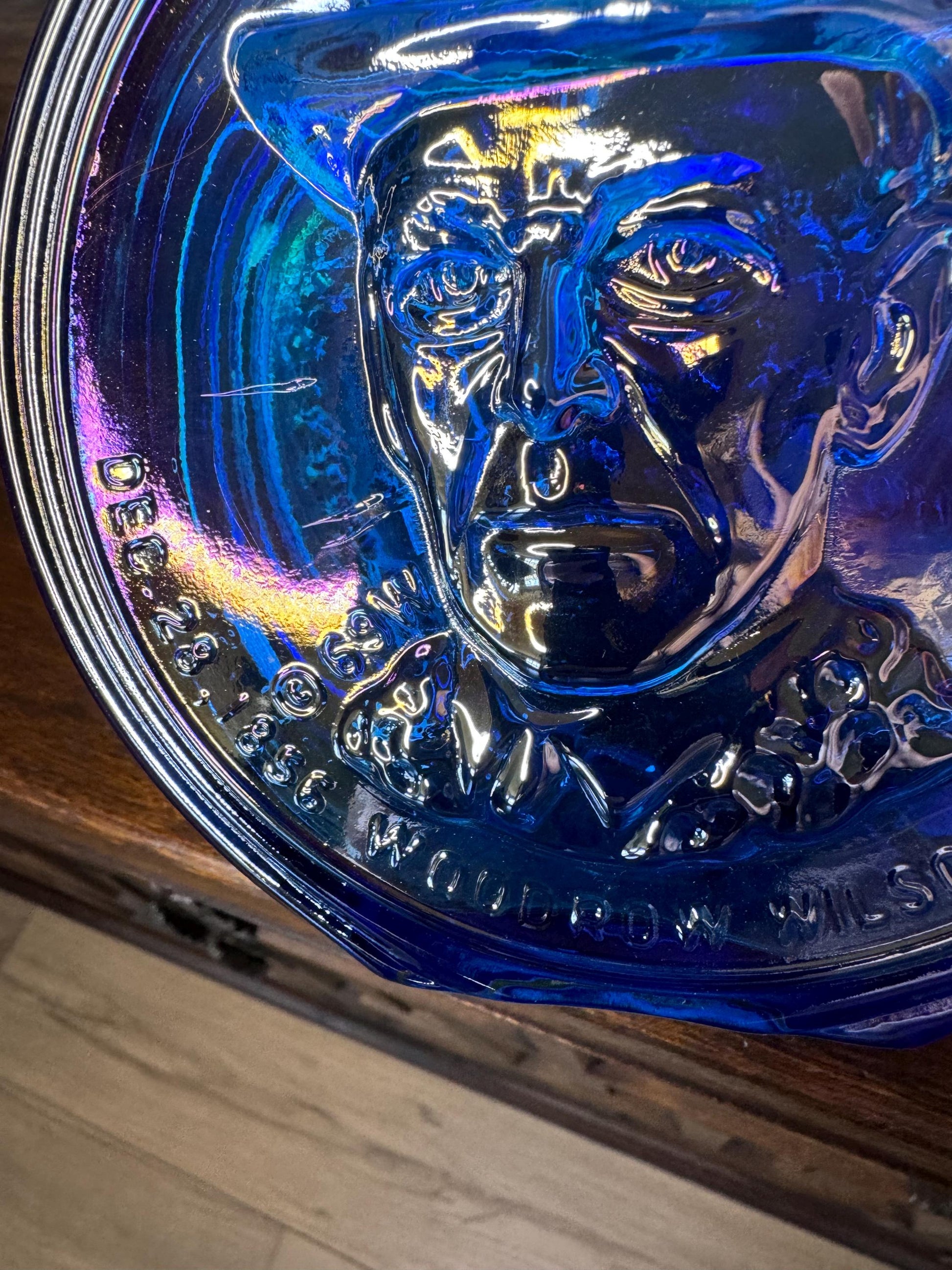 1969 Wheaton Glass 1st Ed Woodrow Wilson Commemorative Decanter