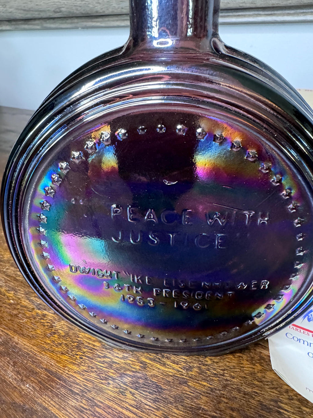 Wheaton Glass First Edition Dwight “Ike” Eisenhower Commemorative Decanter