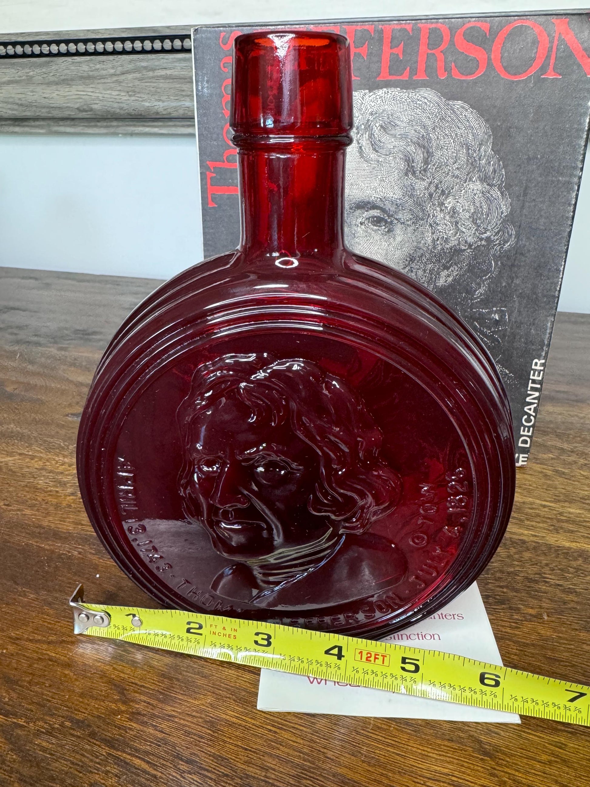 1969 Wheaton Glass 1st Ed Woodrow Wilson Commemorative Decanter