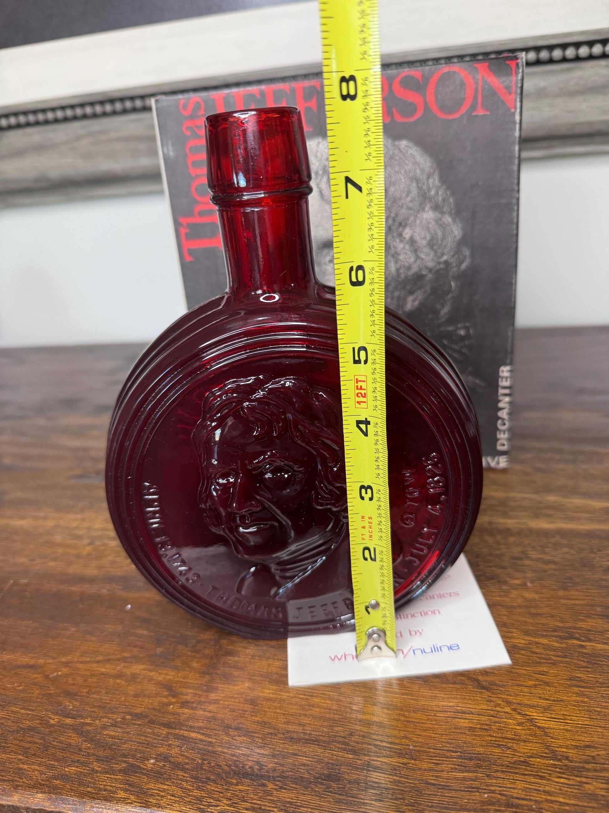 1969 Wheaton Glass 1st Ed Woodrow Wilson Commemorative Decanter
