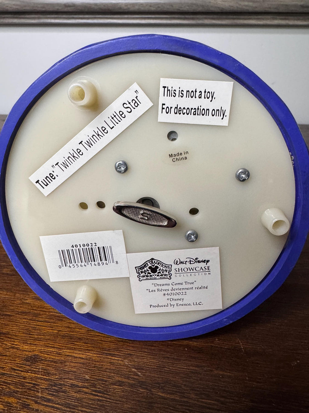 Jim Shore Disney “Dreams Come True” Pinocchio Musical Figurine