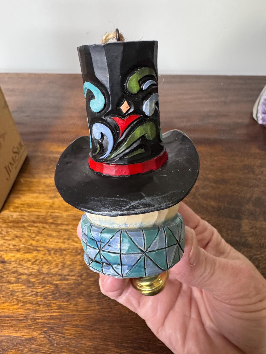 2010 Jim Shore Heartwood Creek Merry Fellow Snowman Bust Ornament