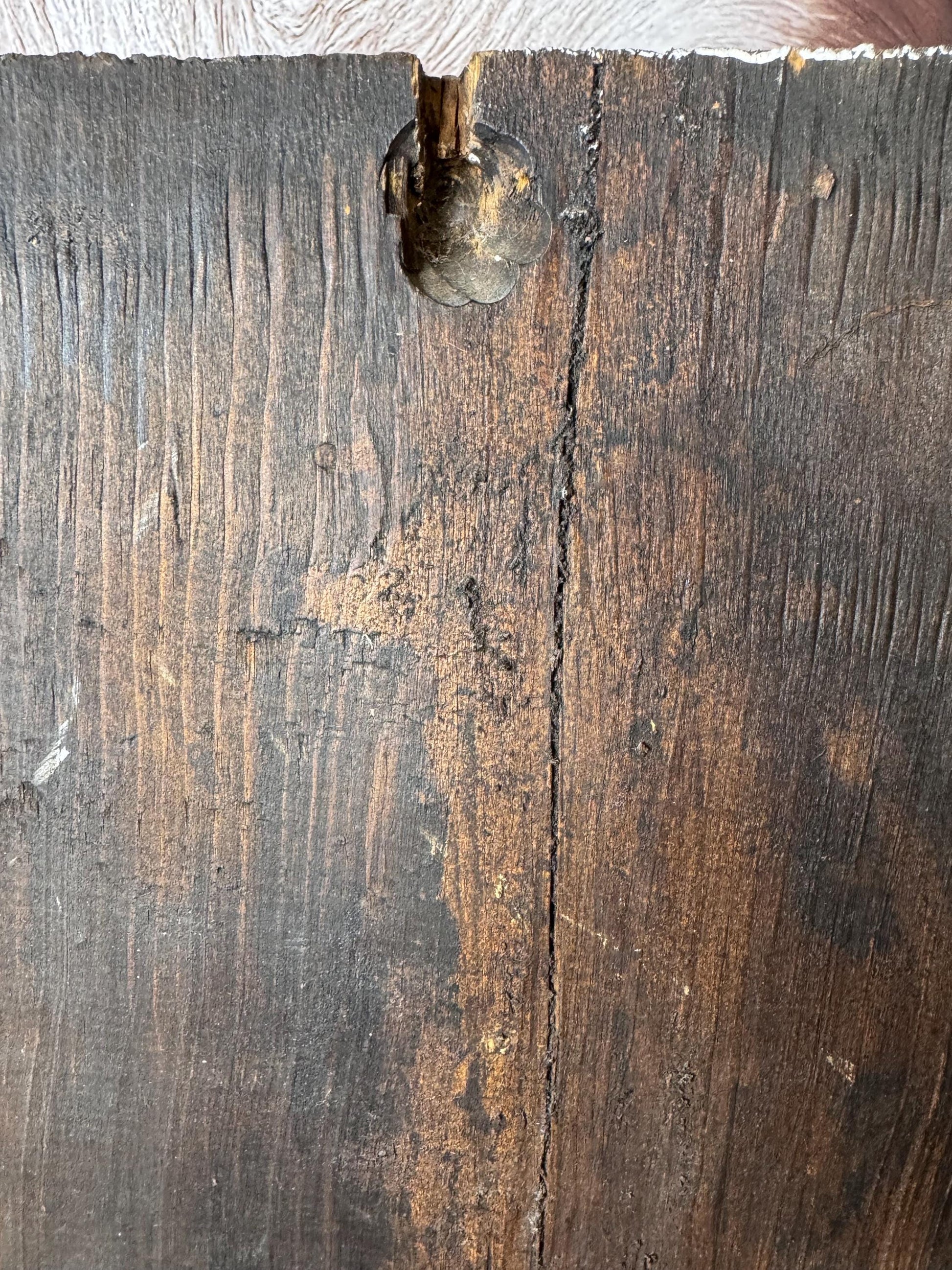 Gorgeous Heraldic Style Hand Carved Solid Wood Wall Hanging