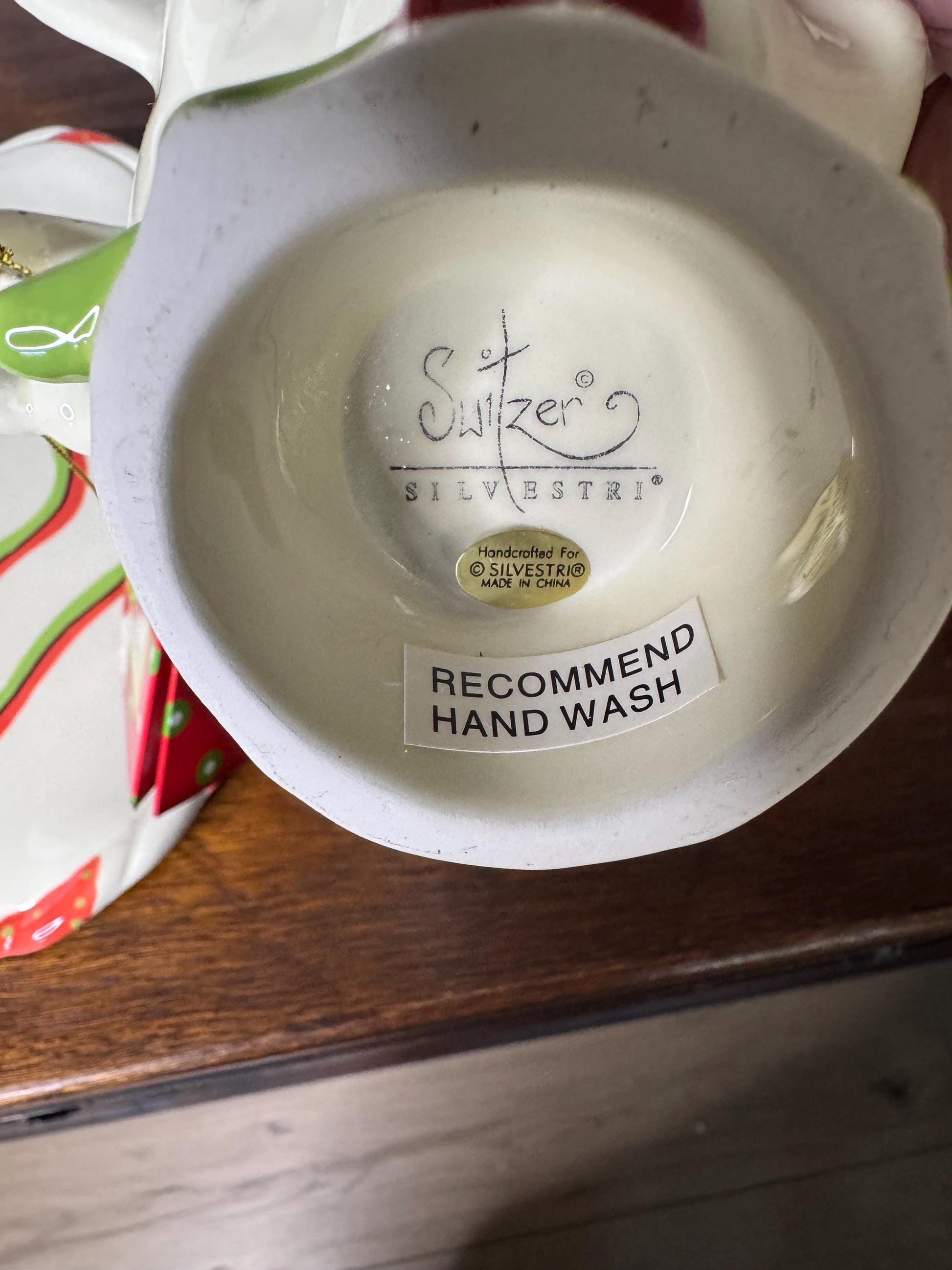 Mark Switzer Switzer-Land for Silvestri Christmas Jester Chip and Dip Set w/ Original Packaging and Tag.