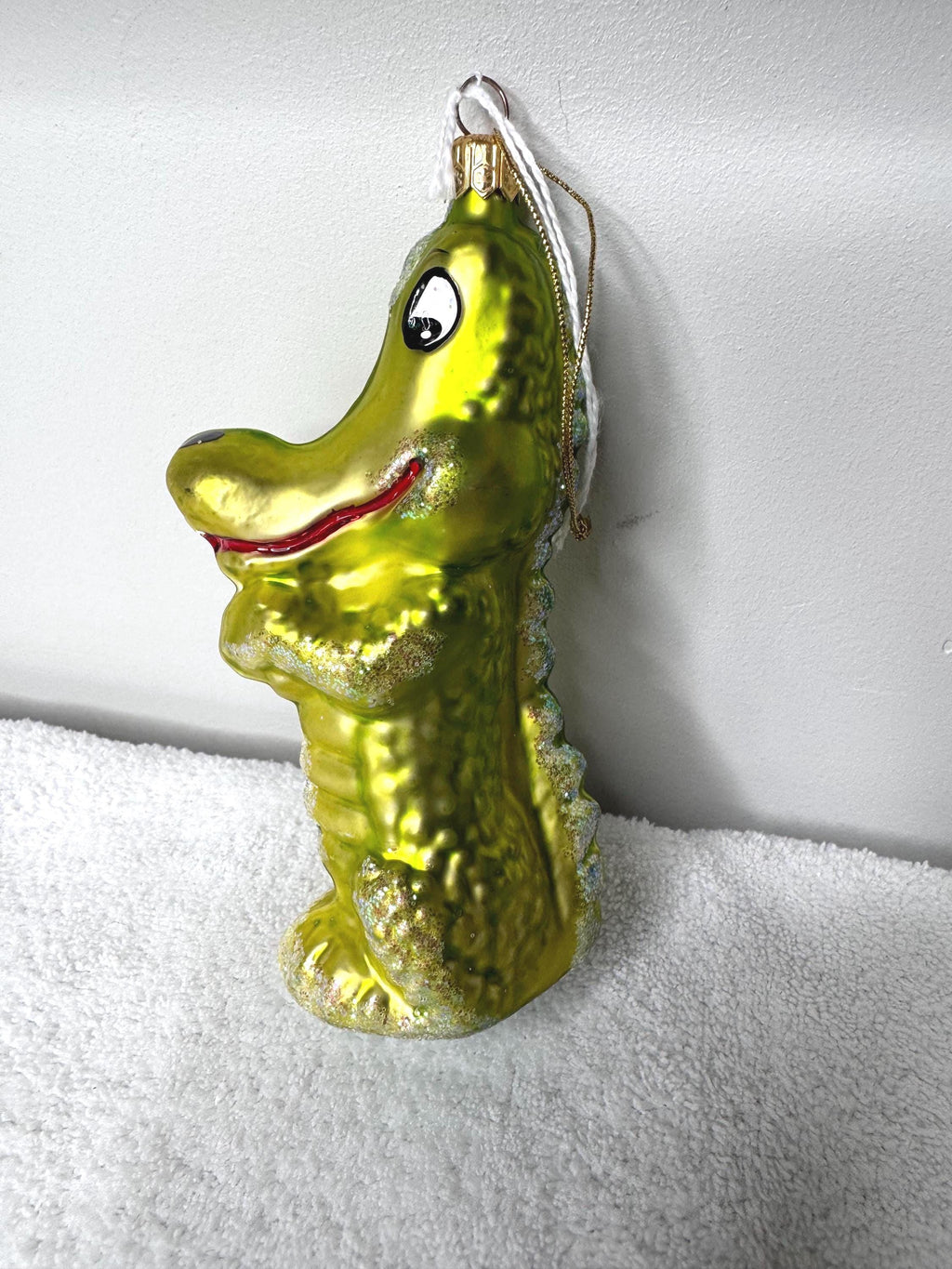 Christopher Radko Croc Cutie Glass Ornament