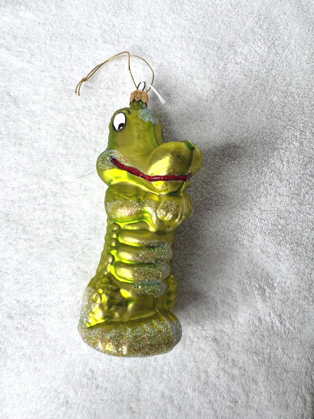 Christopher Radko Croc Cutie Glass Ornament