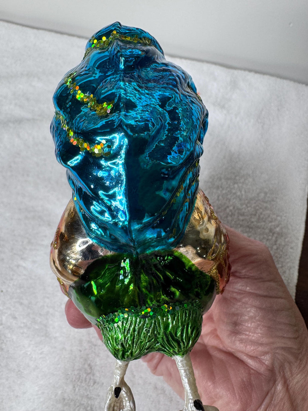 Kurt Adler Noble Gems Rooster Ornament