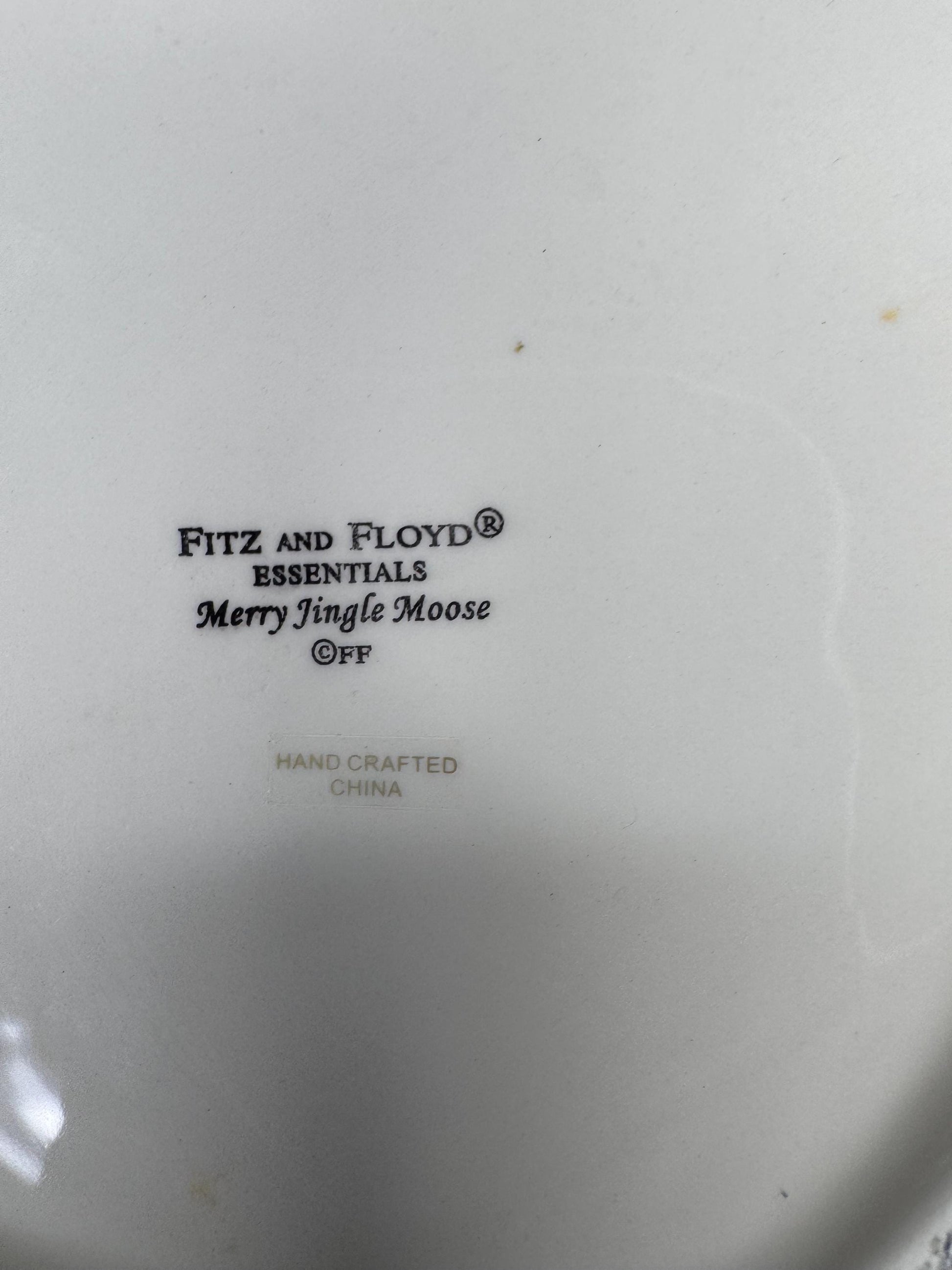 2006 Fitz and Floyd Essentials “Merry Jingle Moose” Cookie Jar