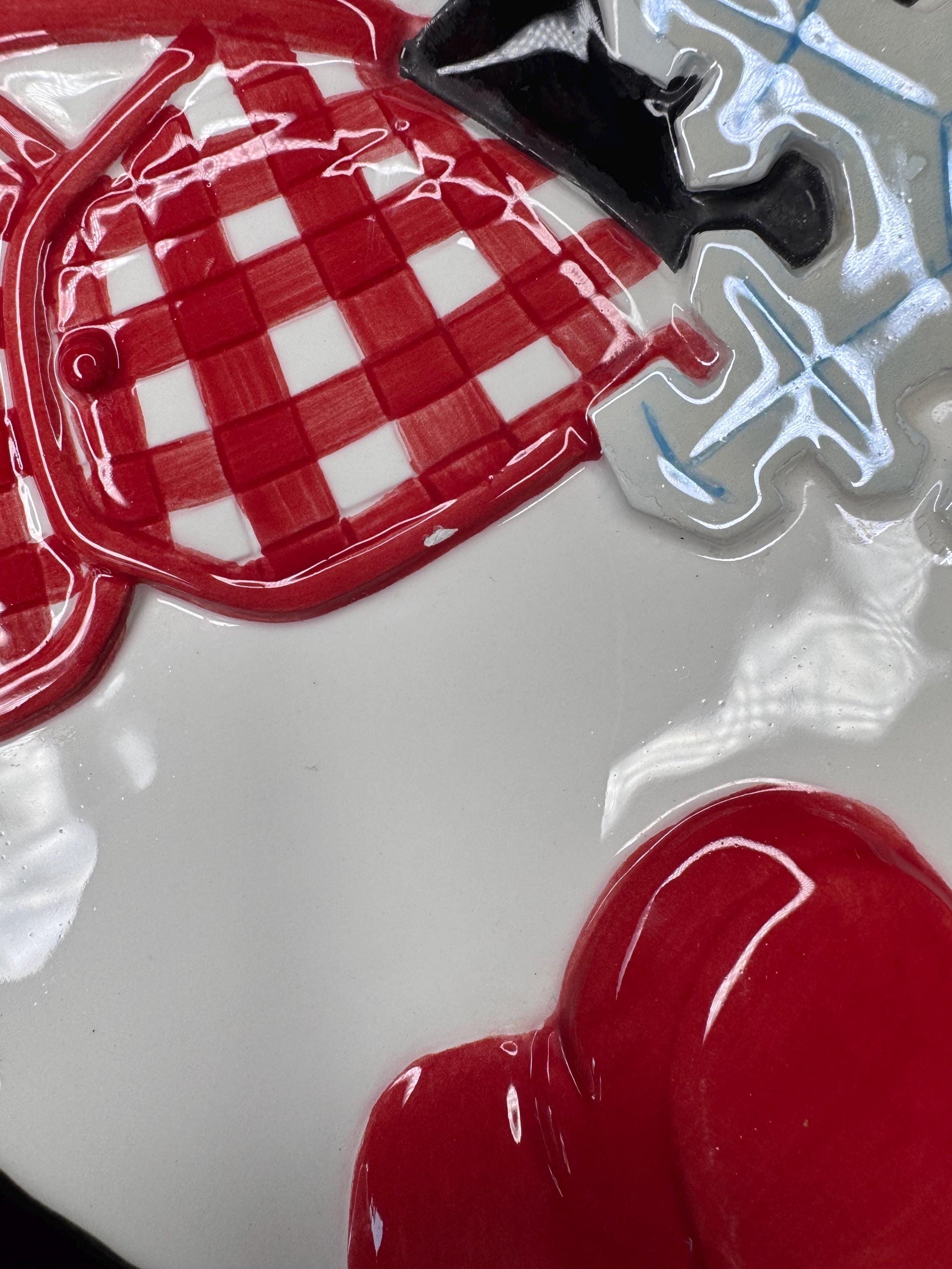 Fitz and Floyd Cool Christmas Penguin Plate