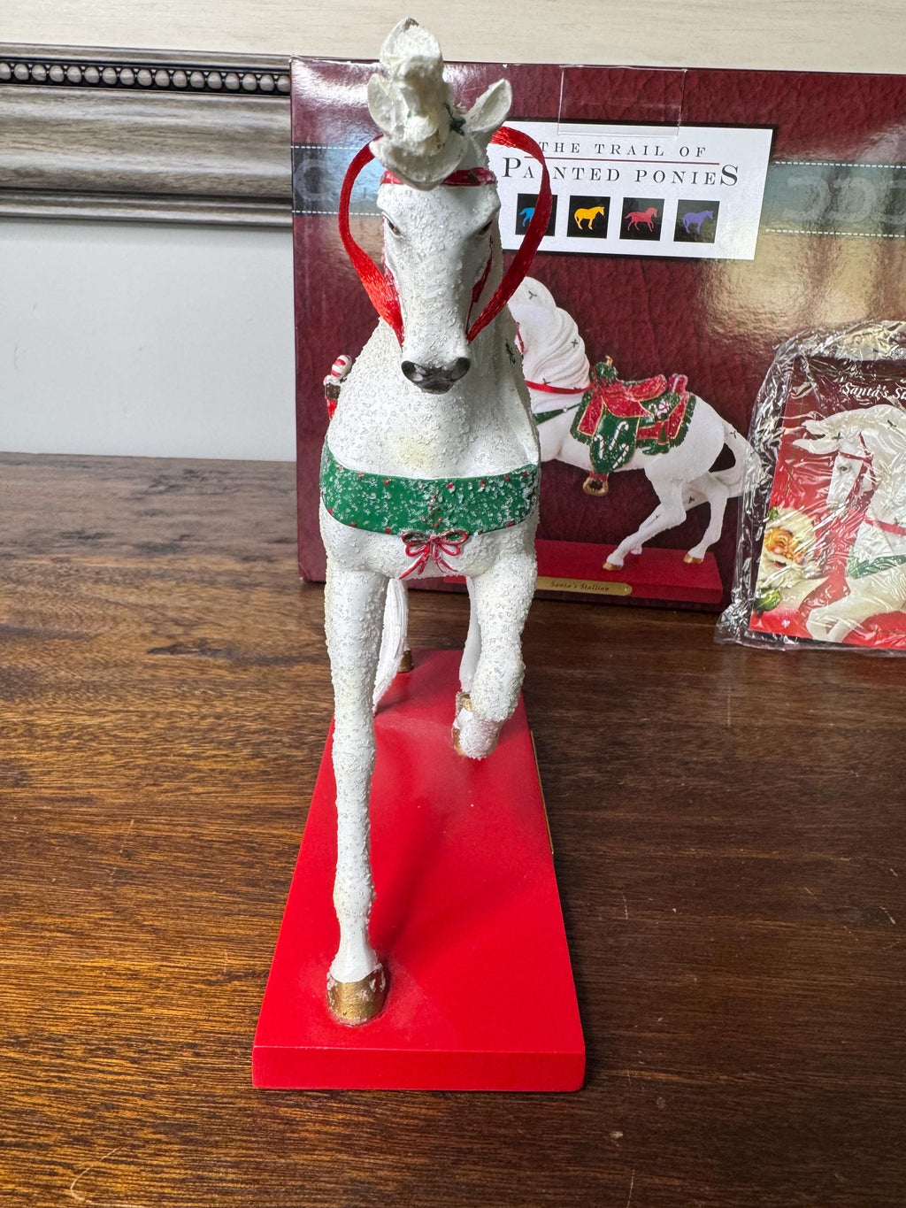 1st Edition Trail of Painted Ponies “Santa’s Stallion” with Original Box