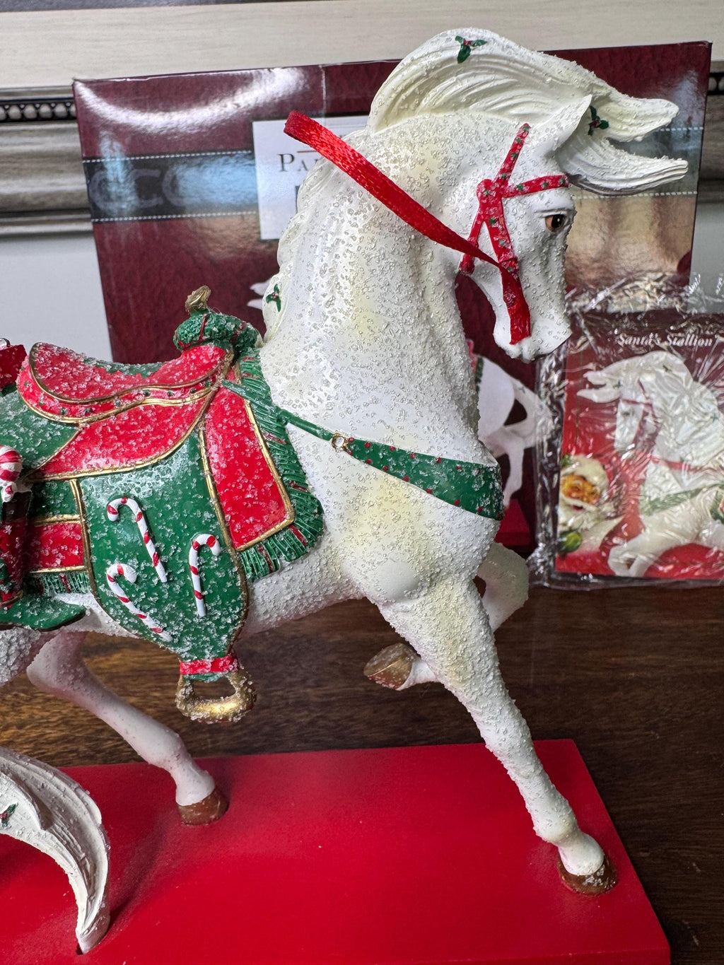 1st Edition Trail of Painted Ponies “Santa’s Stallion” with Original Box