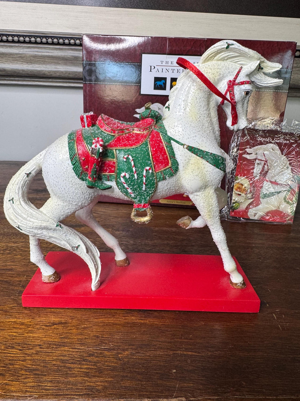 1st Edition Trail of Painted Ponies “Santa’s Stallion” with Original Box