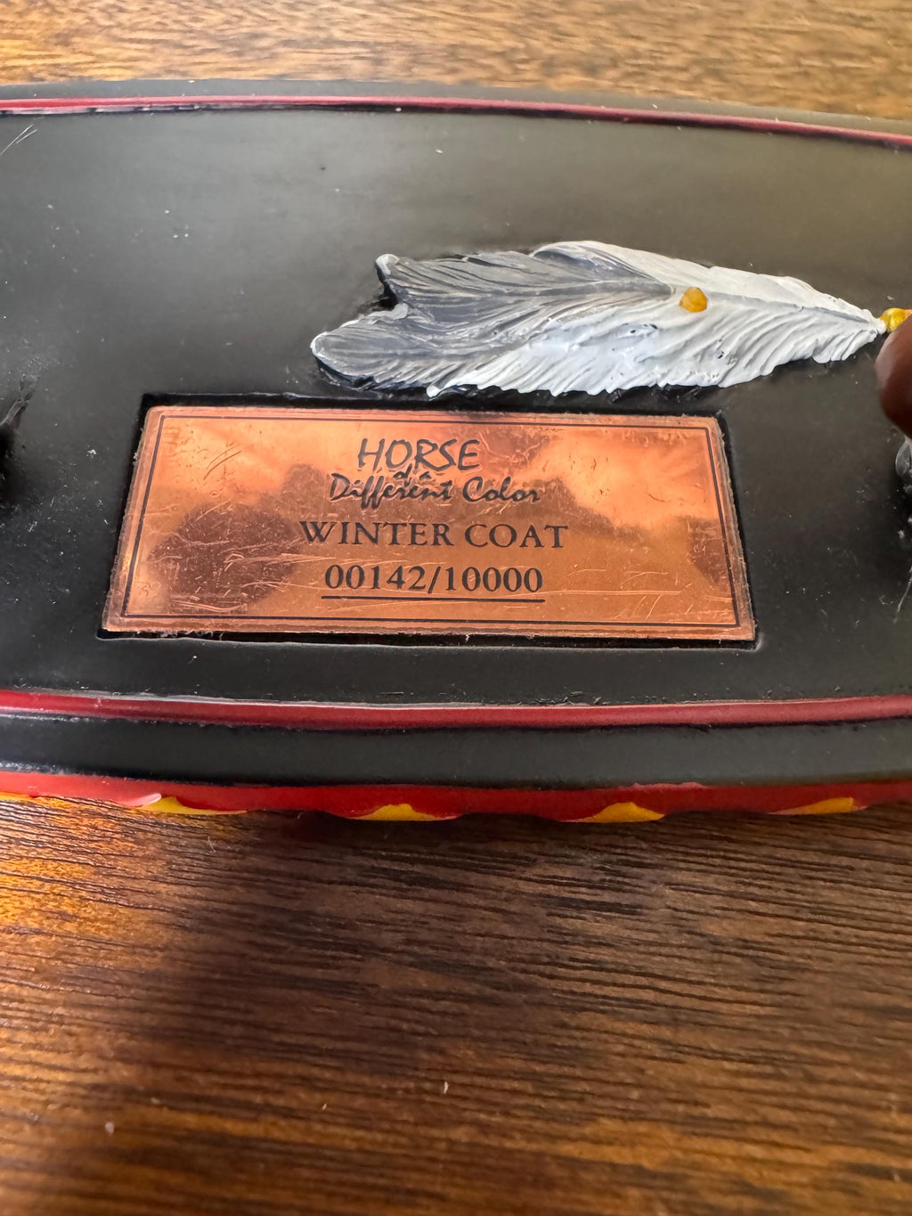 Westland Giftware Horse of a Different Color “Winter Coat” w/ Original Box